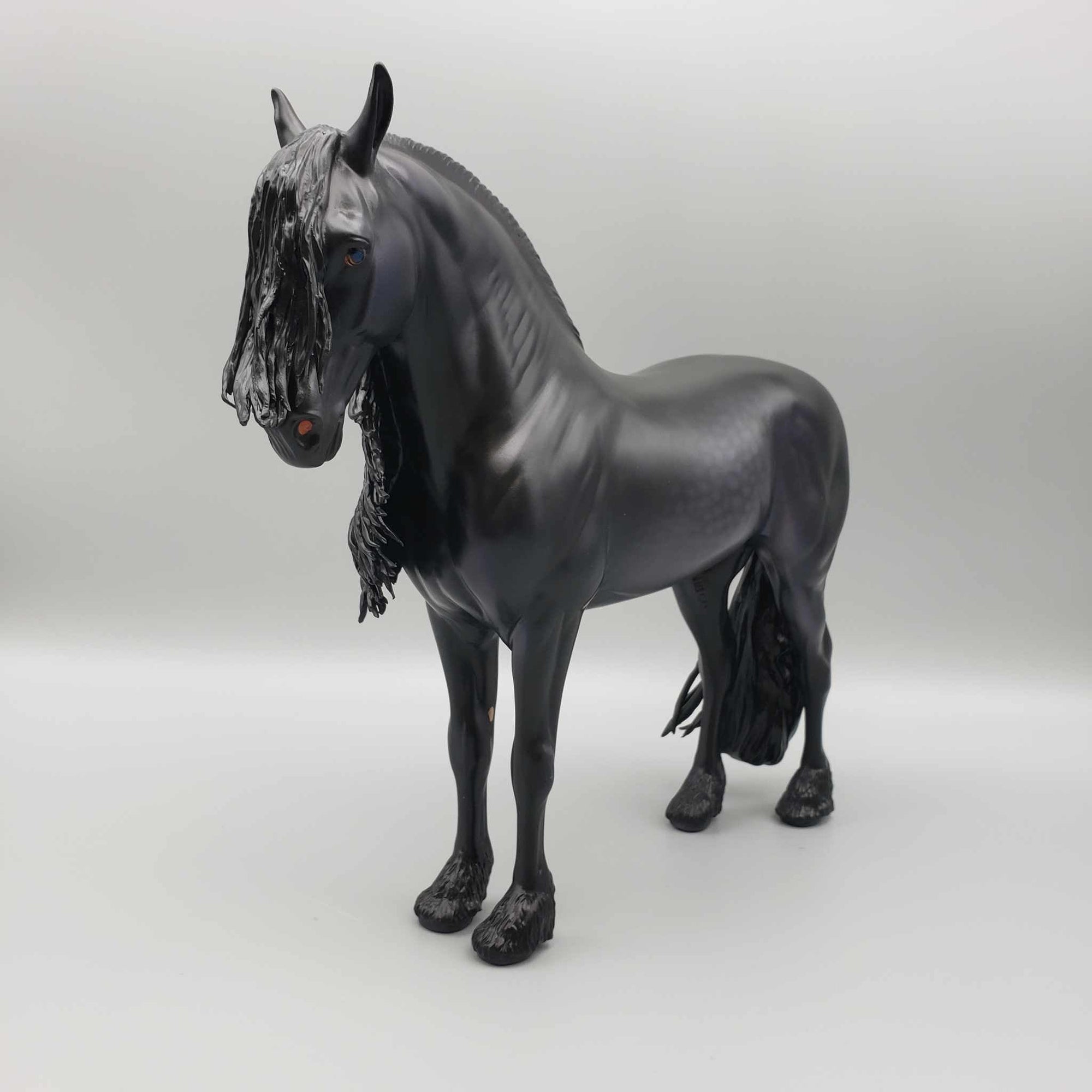 Danaki OOAK Dappled Black Frisian Custom Andalusian By Caroline Boydston Best Offers 8/7/23