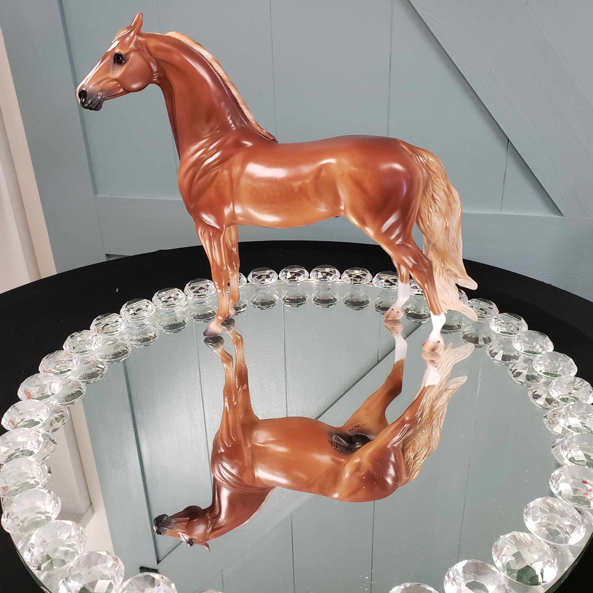 Mojave OOAK Dappled Chestnut Extreme Custom Arab Stallion Turned Into Saddlebred By Caroline Boydston Best Offers 8/7/23