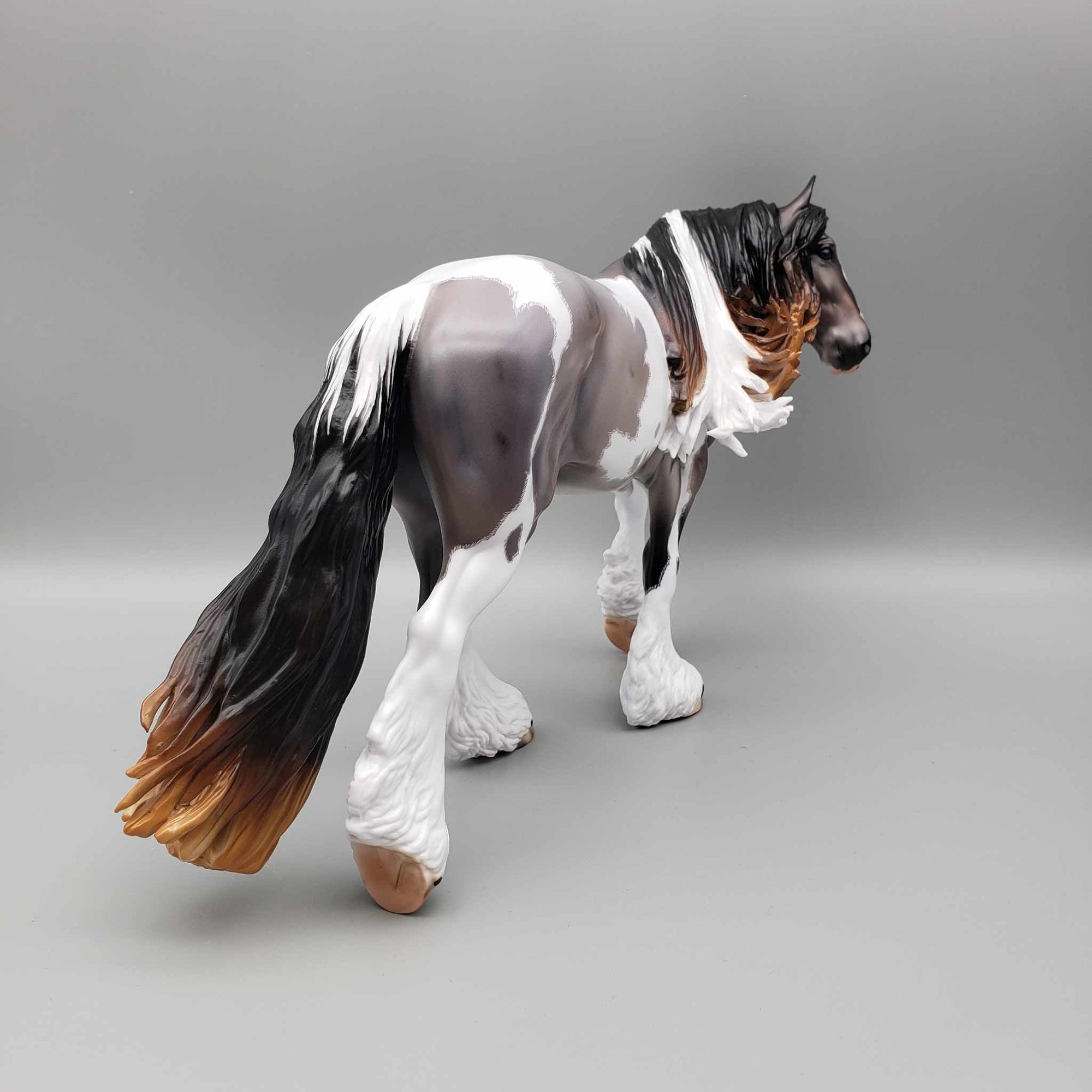 Chalbri OOAK Bay Tobiano Roan Custom Cob By Caroline Boydston Best Offers 8/7/23