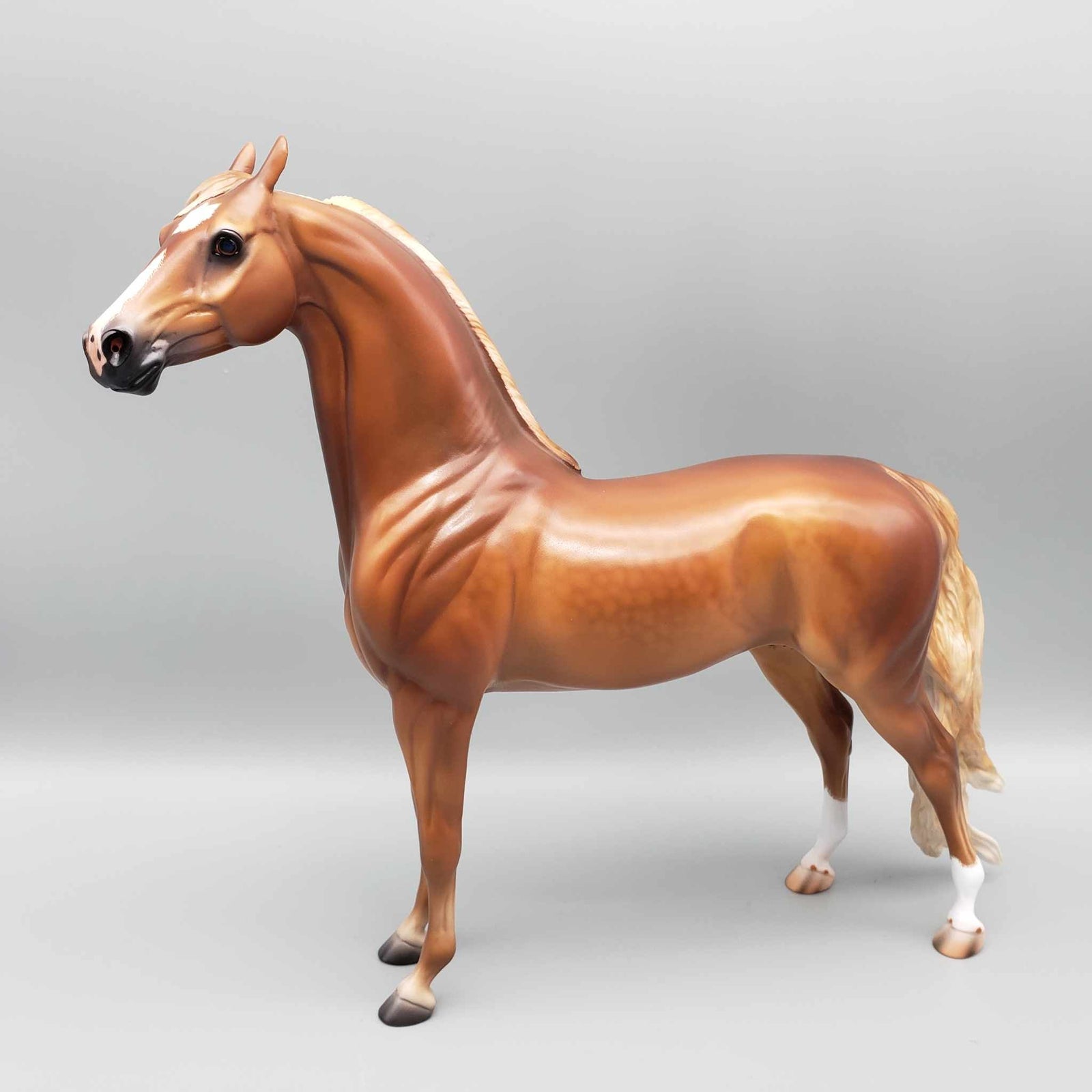 Mojave OOAK Dappled Chestnut Extreme Custom Arab Stallion Turned Into Saddlebred By Caroline Boydston Best Offers 8/7/23