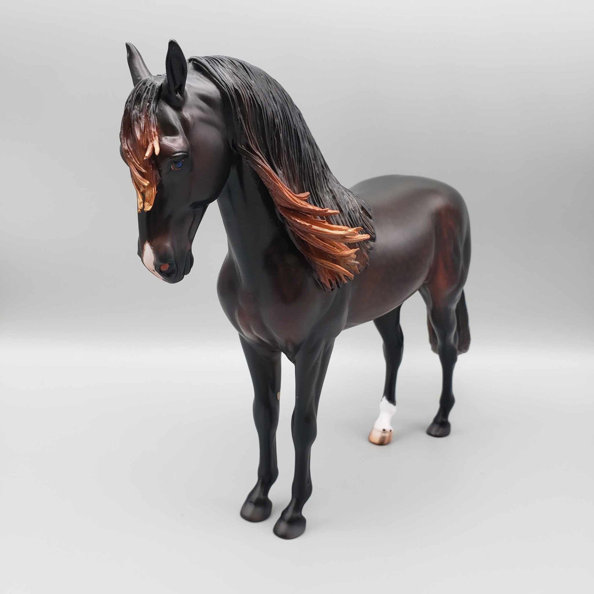 Ocotillo OOAK Dappled Sun Blackened Black Andalusian By Caroline Boydston Best Offers 8/7/23