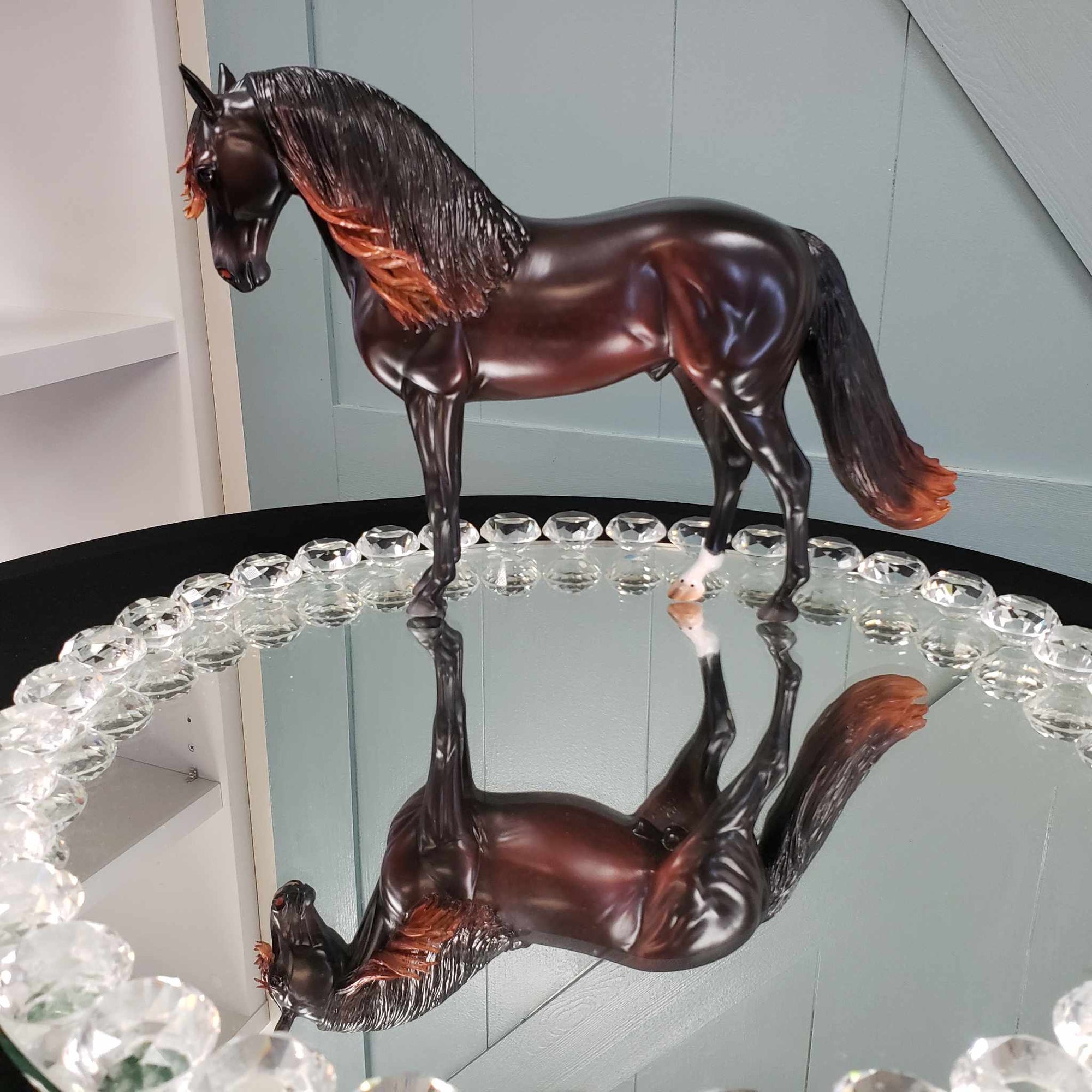 Ocotillo OOAK Dappled Sun Blackened Black Andalusian By Caroline Boydston Best Offers 8/7/23