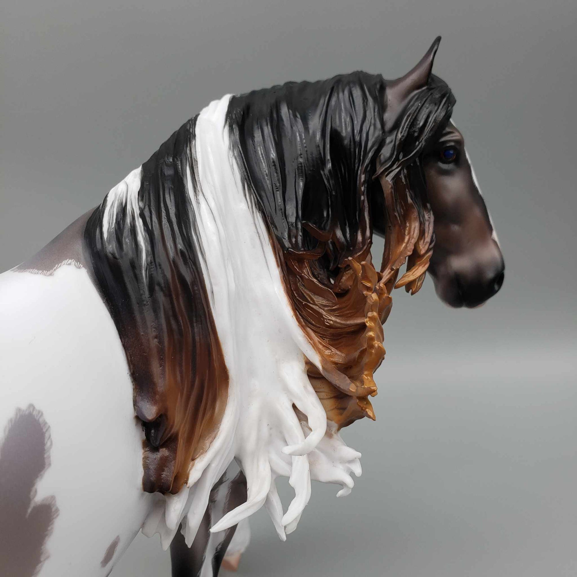 Chalbri OOAK Bay Tobiano Roan Custom Cob By Caroline Boydston Best Offers 8/7/23