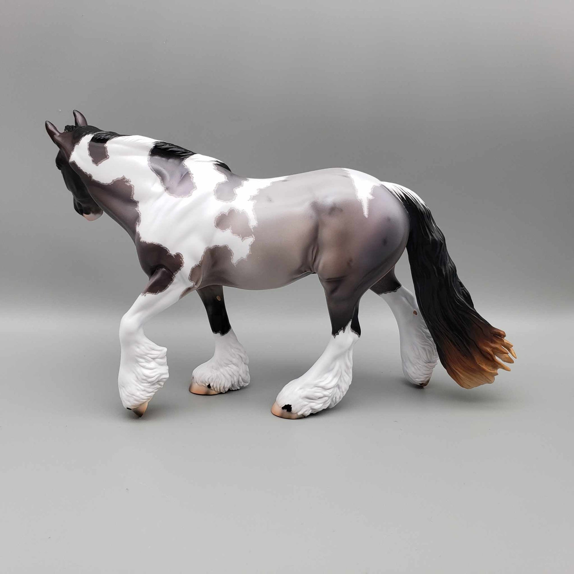 Chalbri OOAK Bay Tobiano Roan Custom Cob By Caroline Boydston Best Offers 8/7/23