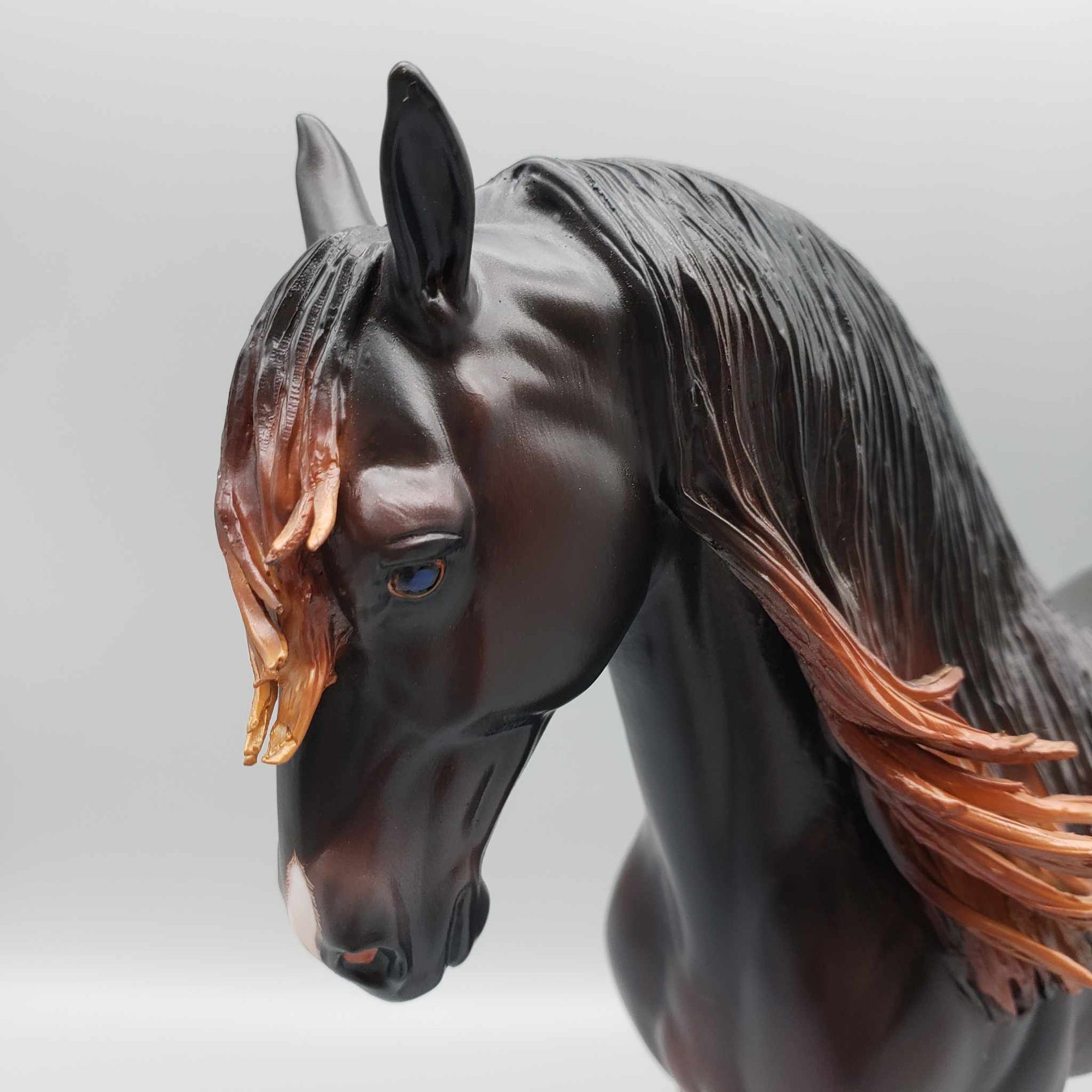 Ocotillo OOAK Dappled Sun Blackened Black Andalusian By Caroline Boydston Best Offers 8/7/23