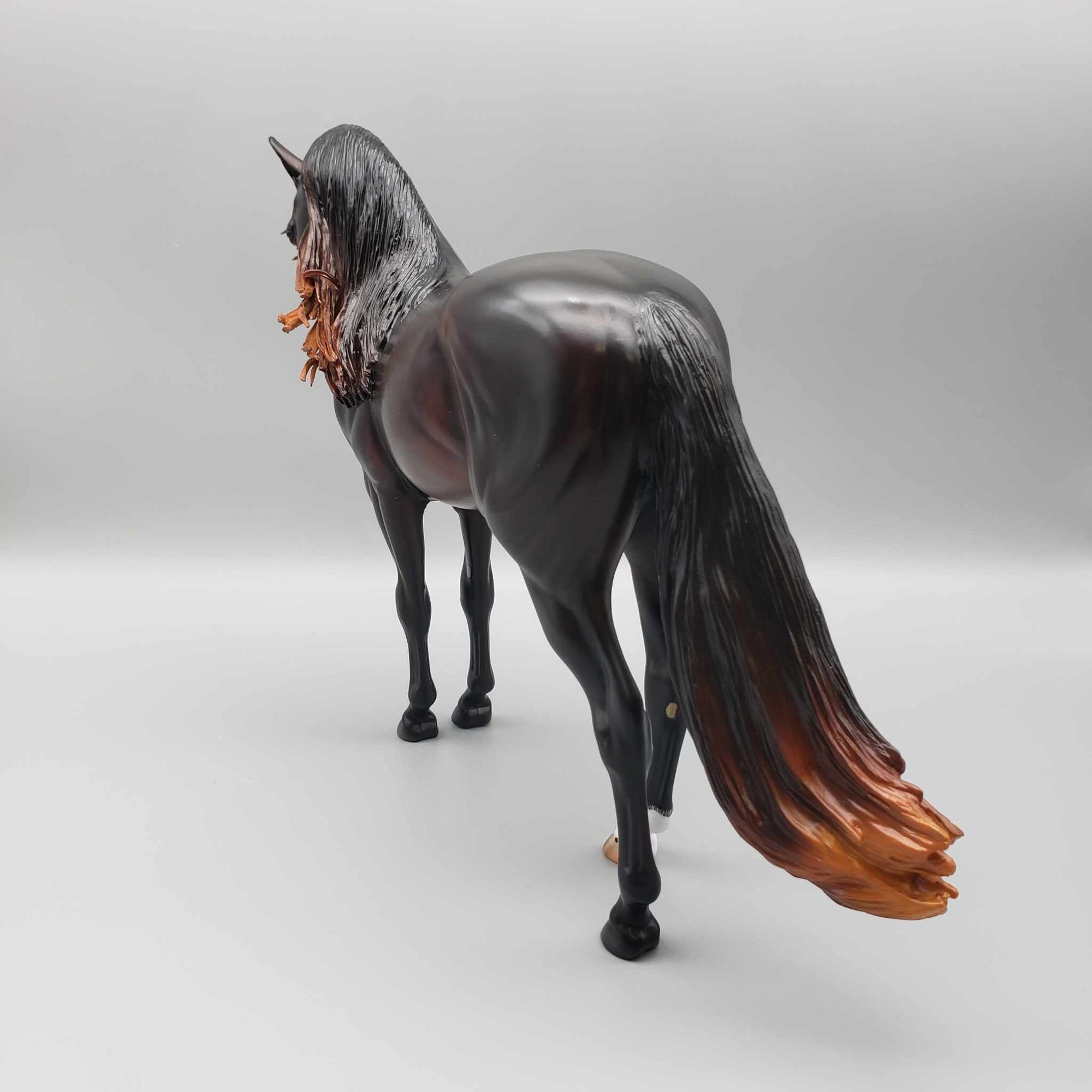 Ocotillo OOAK Dappled Sun Blackened Black Andalusian By Caroline Boydston Best Offers 8/7/23