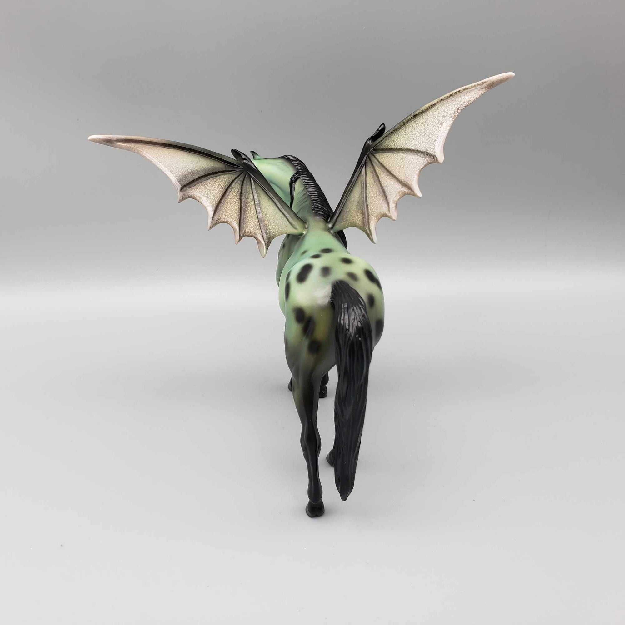 Elphie OOAK Green Deco Bat Wing Arabian Pebble By Ellen Robbins Moonlight Madness 2023 MM23