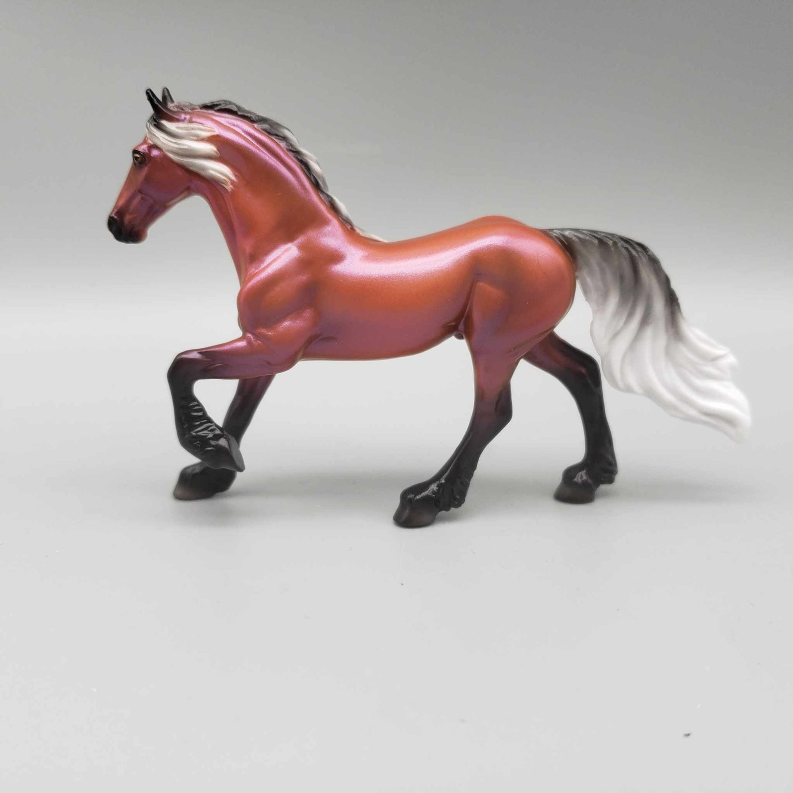 Thorny Rose OOAK Deco Red Silver Bay Inspired By Legend Friesian Chip By Ellen Robbins Moonlight Madness 2023 MM23