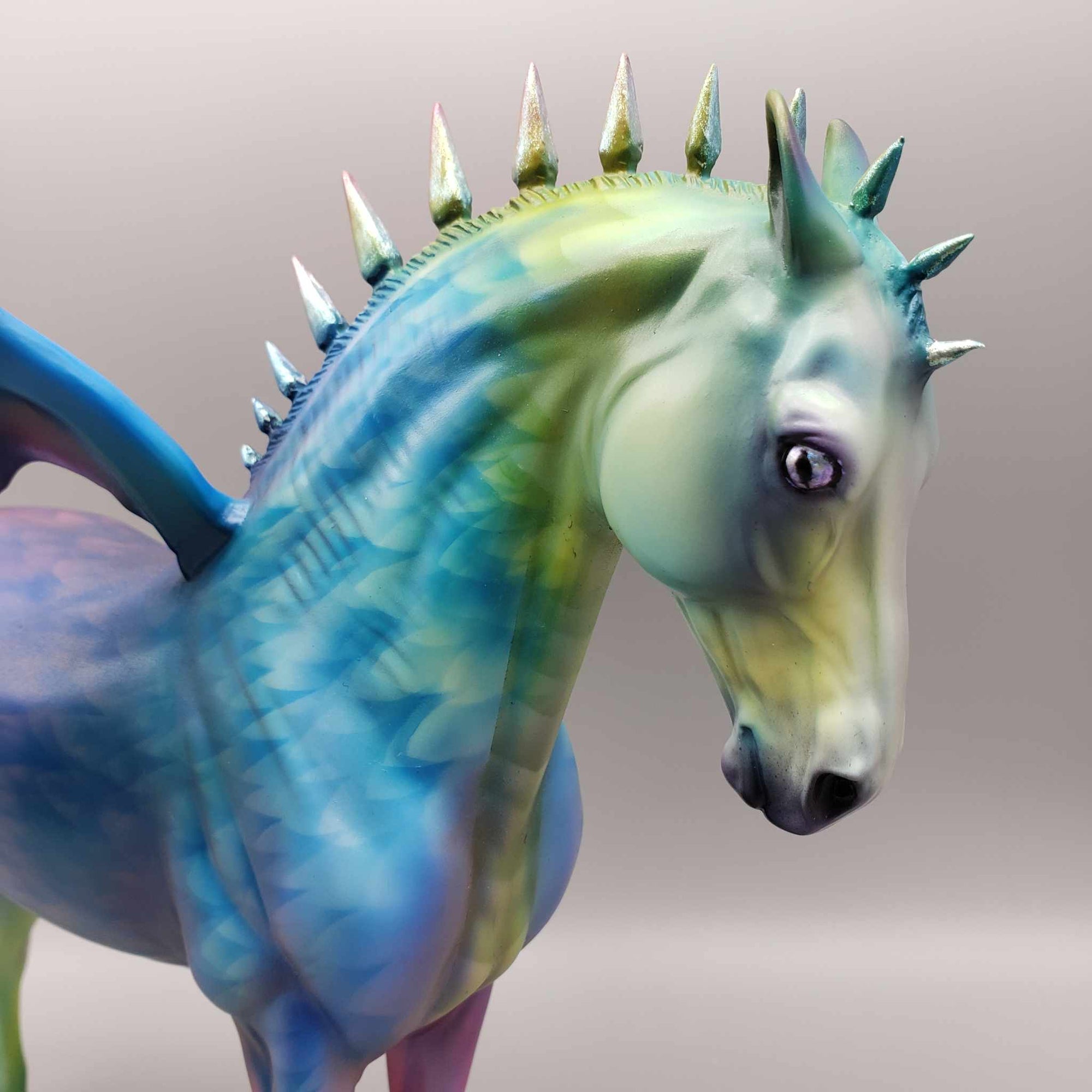 Harbinger of Peace OOAK Rainbow Dragon Andalusian By Julie Keim BEST OFFER Moonlight Madness 2023 MM23