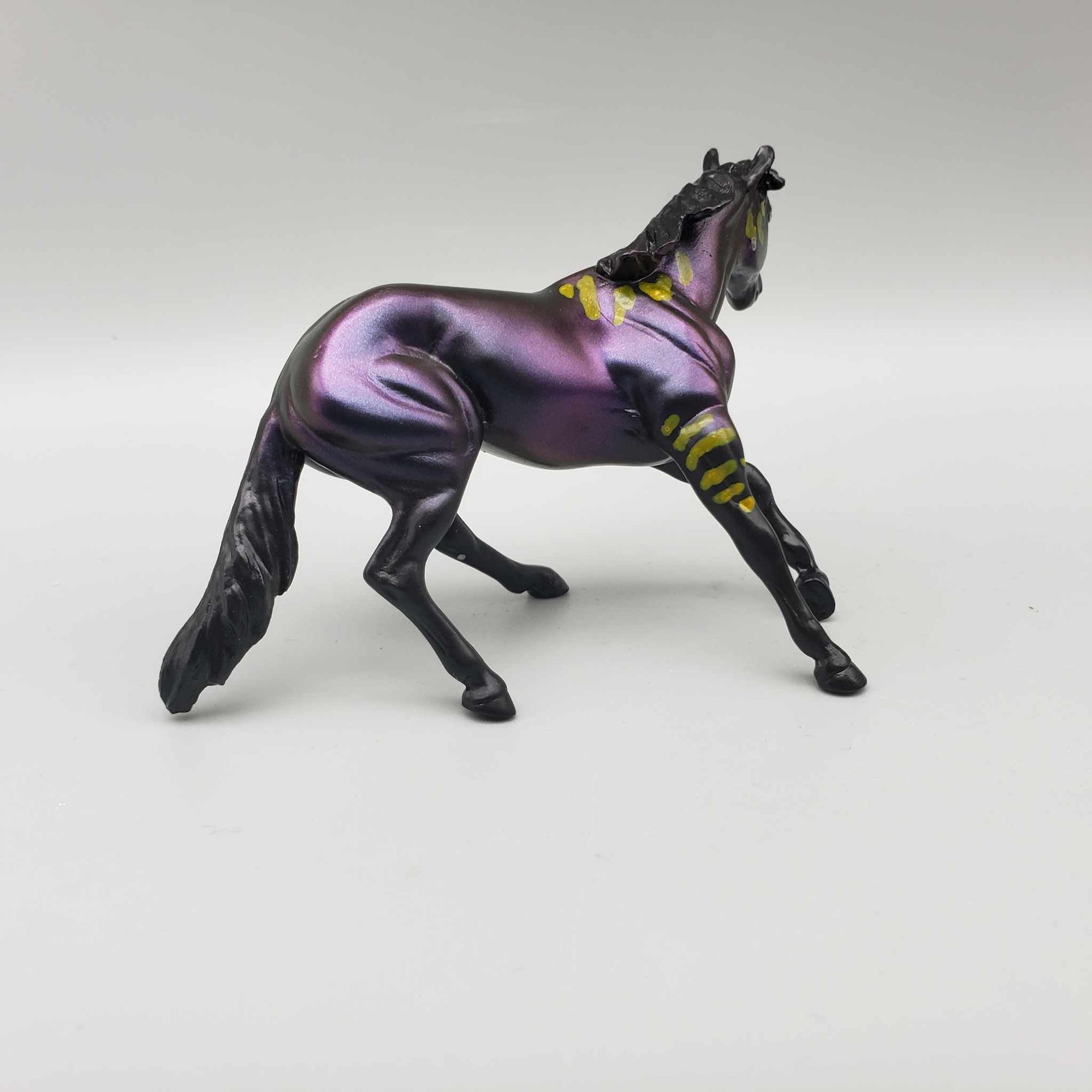 Drads &amp; Calf OOAK Colorshift Black Blacklight Reactive Cutter &amp; Alien Calf Chip LE-30 By Jess Hamill Moonlight Madness 2023 MM23