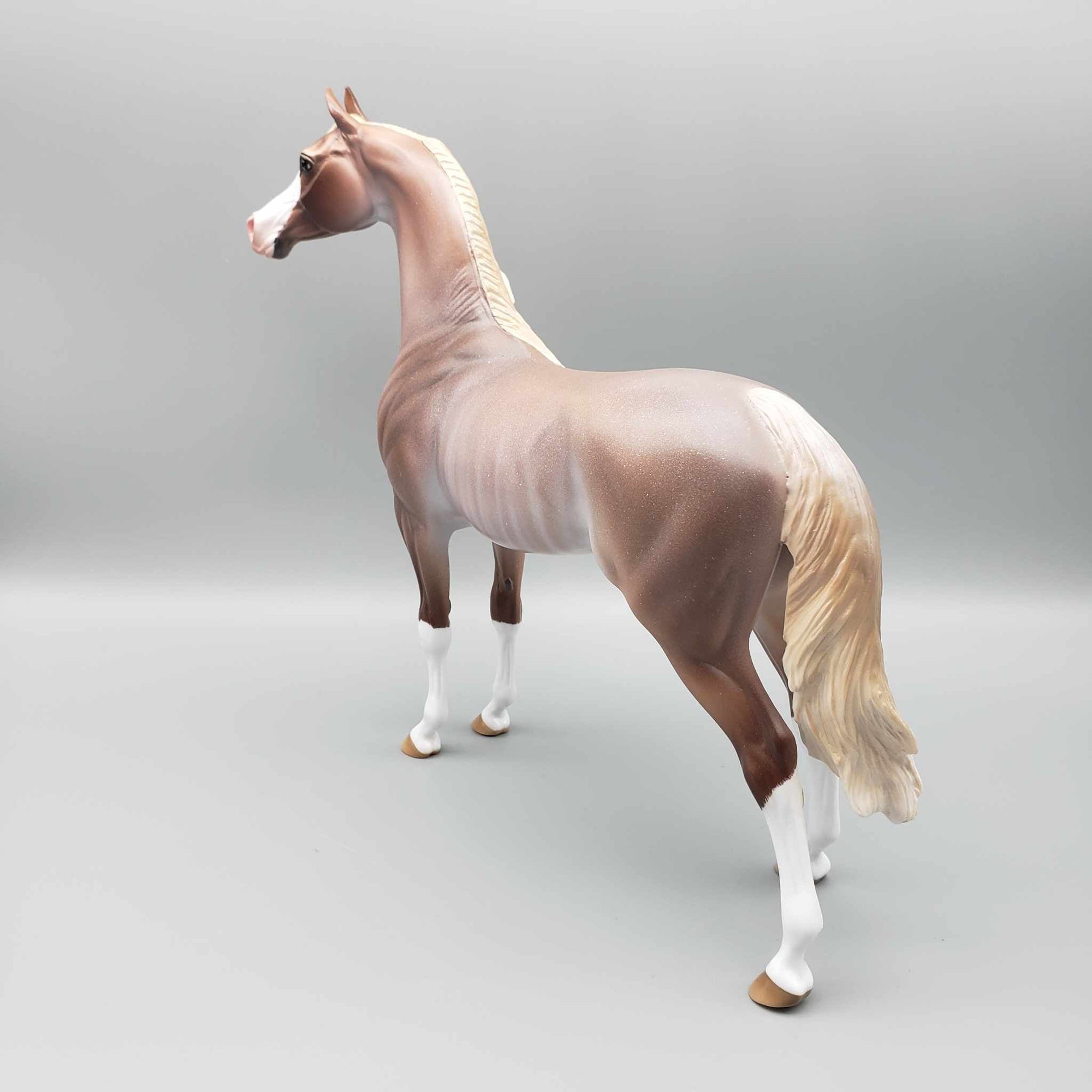 Pearly Prince OOAK Strawberry Roan Rabicano By Ashley Palmer Best Offers 8/21/23