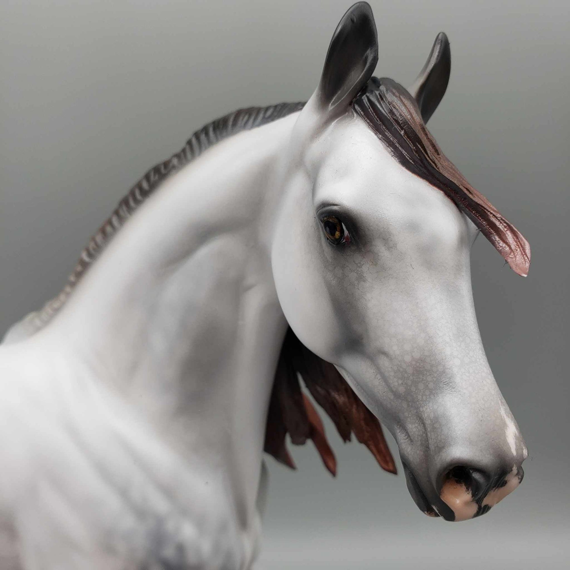 Amelia OOAK Dappled Mulberry Grey Arab Mare by Jess Hamill BEST OFFERS Moonlight Madness MM23