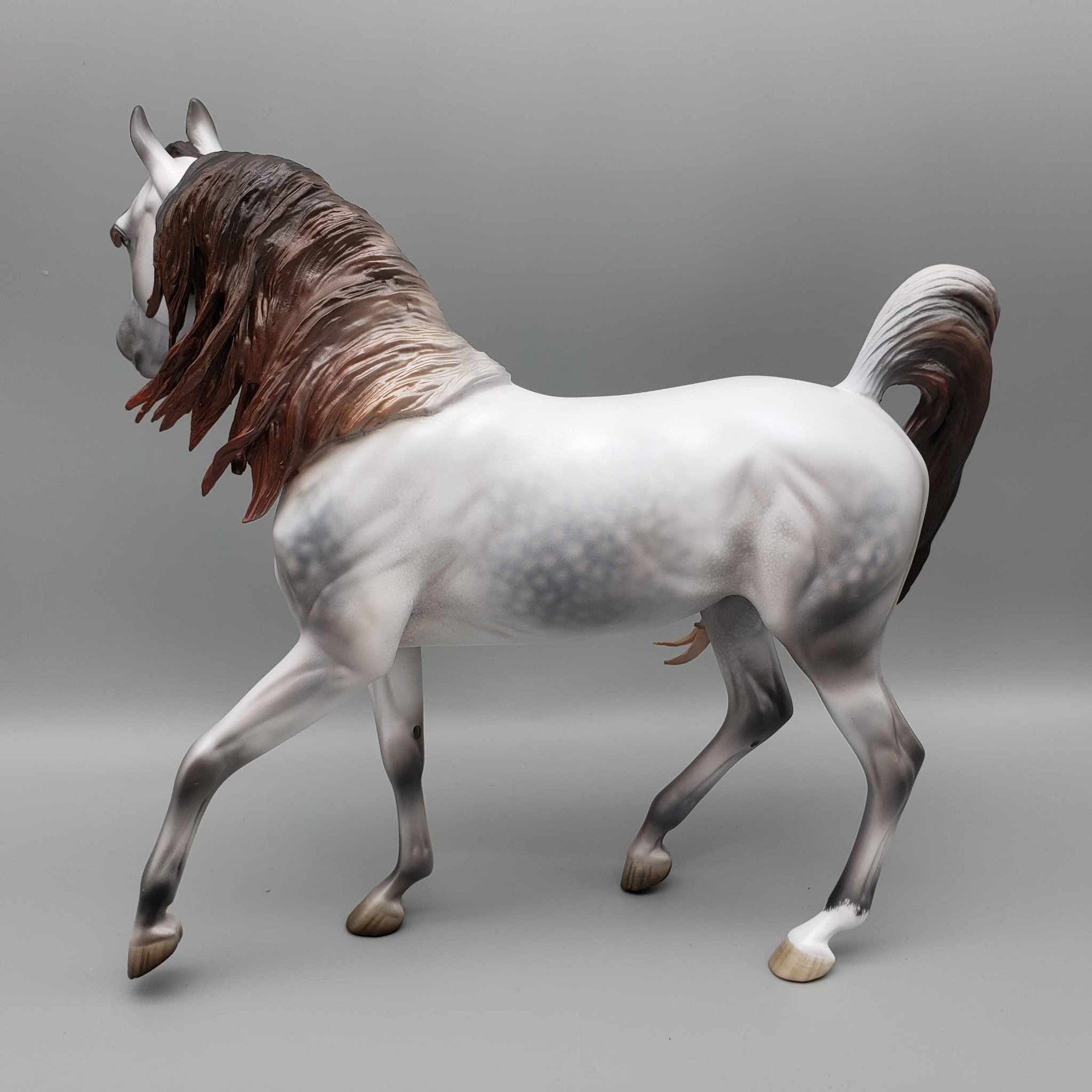 Amelia OOAK Dappled Mulberry Grey Arab Mare by Jess Hamill BEST OFFERS Moonlight Madness MM23