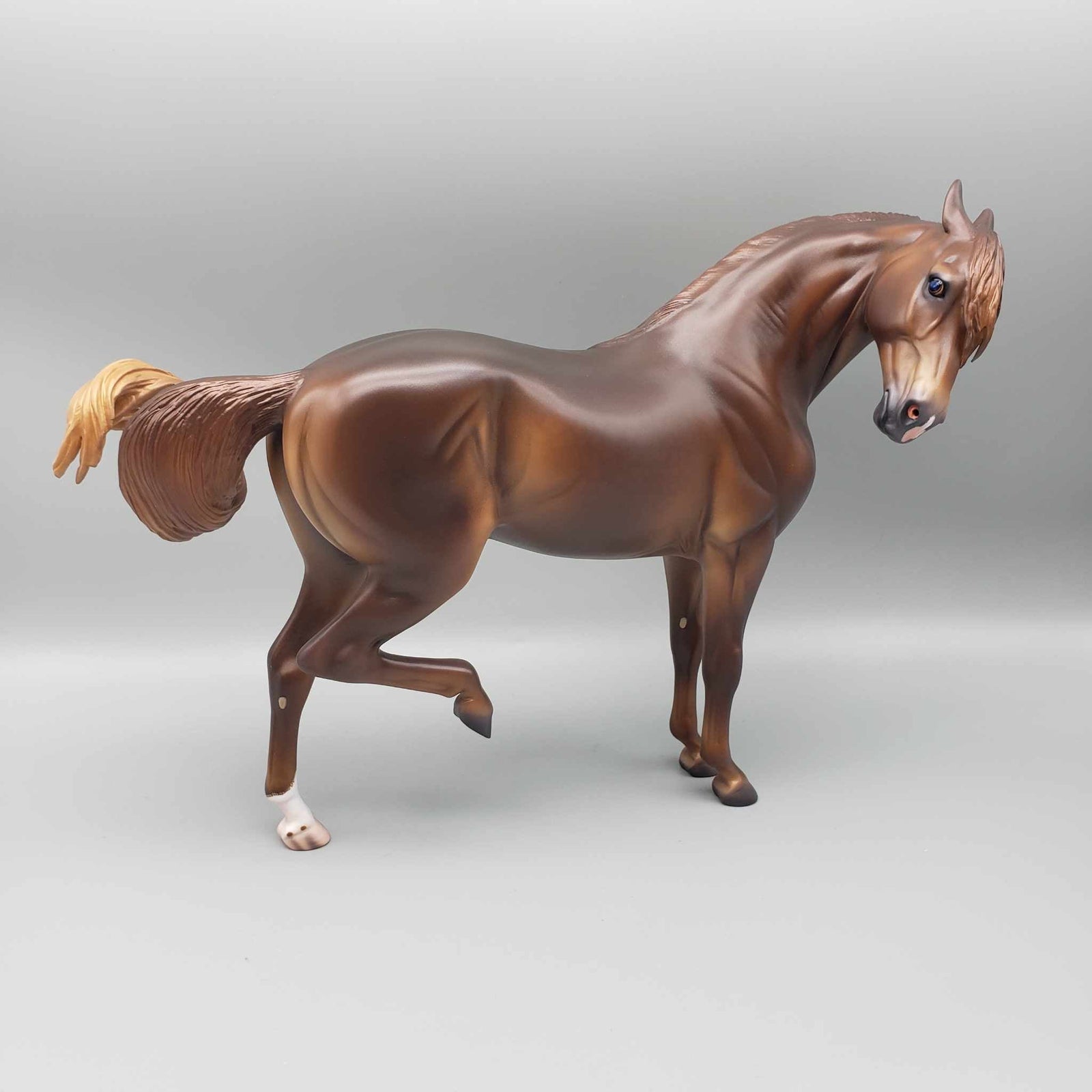 Hellcat OOAK Dark Dappled Chestnut Extreme Custom Andalusian By Caroline Boydston Best Offer 11/20/23