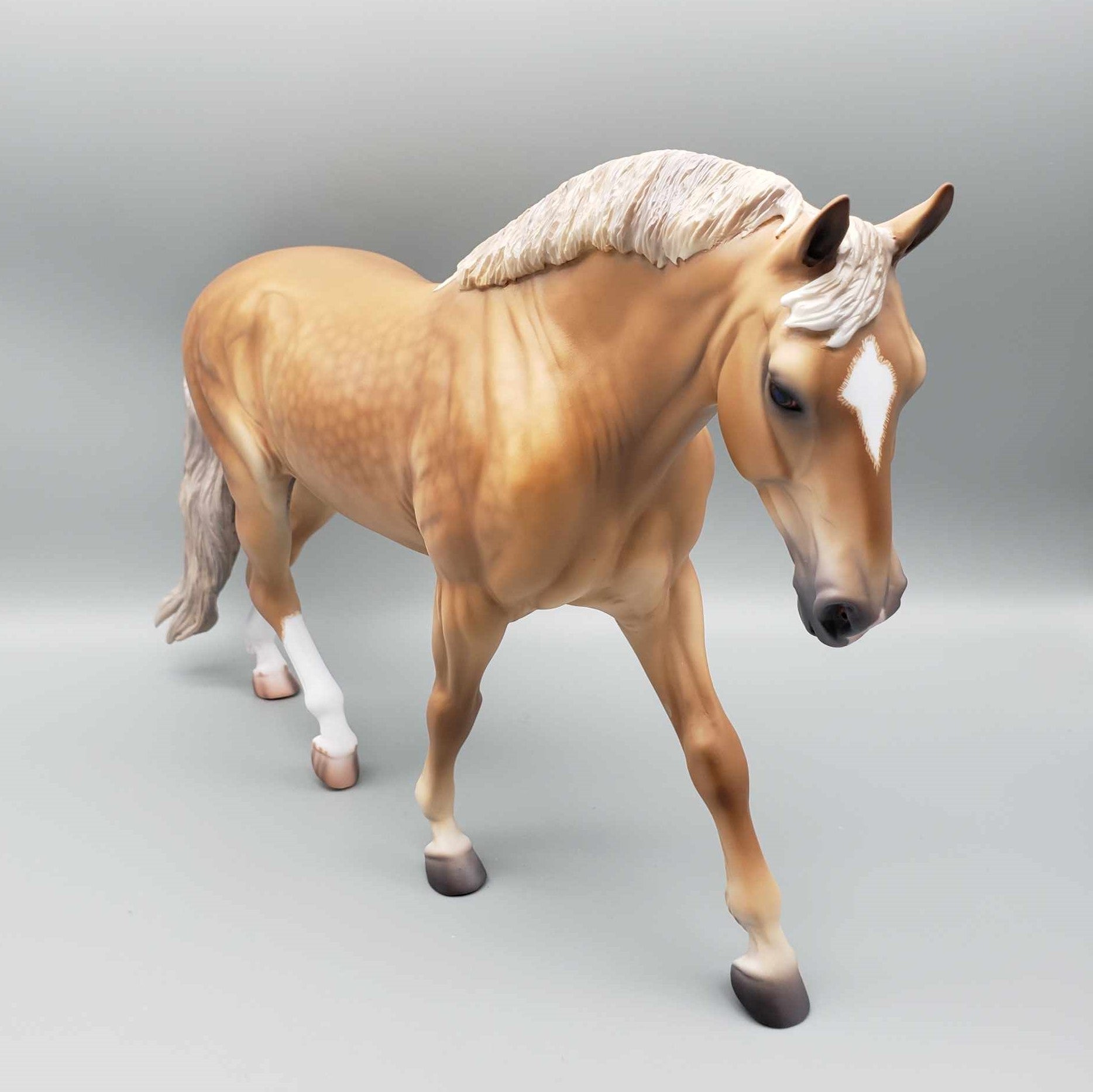 Dauntless OOAK Dappled Palomino Irish Draft By Caroline Boydston Best Offer 11/20/23