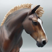 Bell OOAK Dappled Dark Chestnut Heavy Draft Mare By Caroline Boydston Best Offer 11/20/23