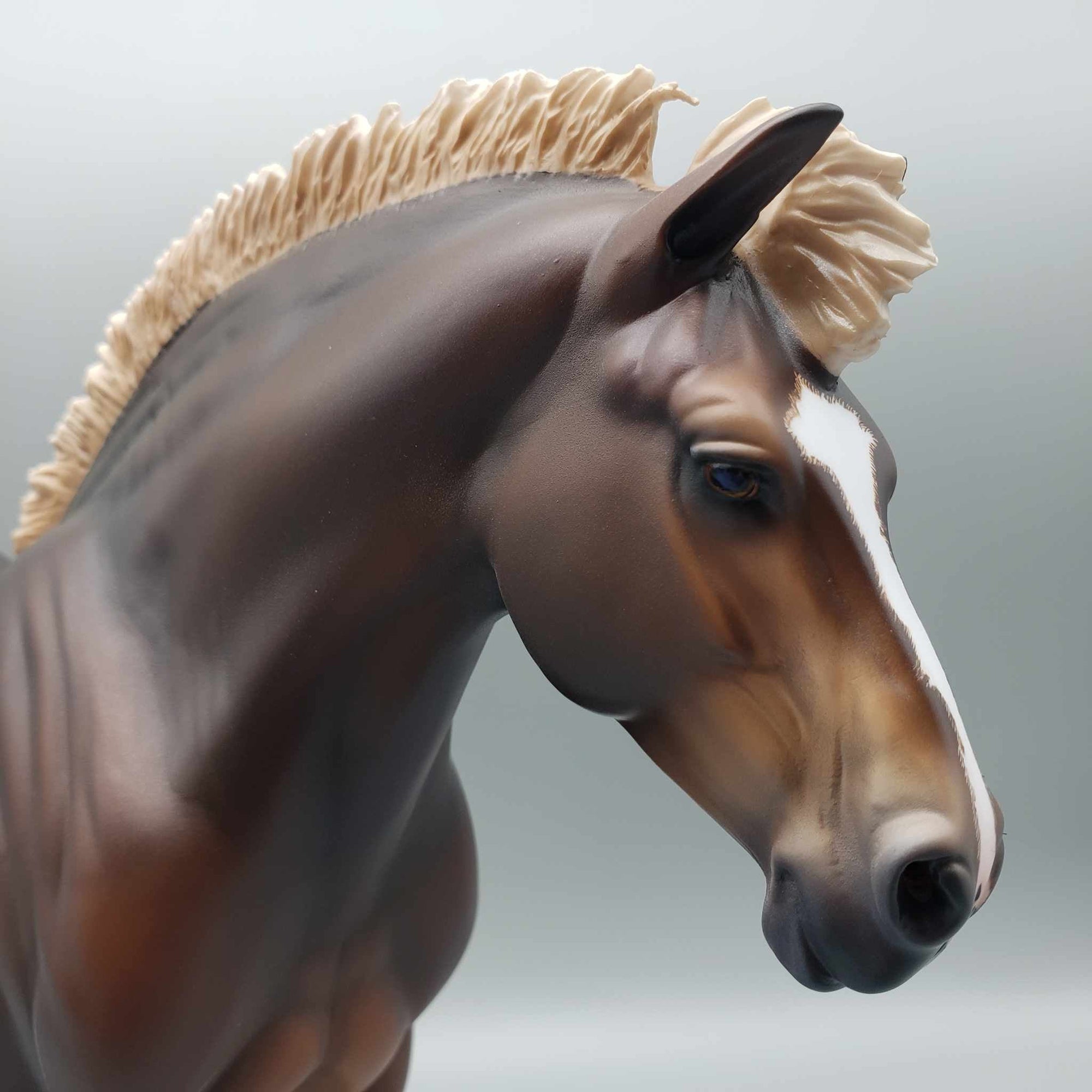 Bell OOAK Dappled Dark Chestnut Heavy Draft Mare By Caroline Boydston Best Offer 11/20/23