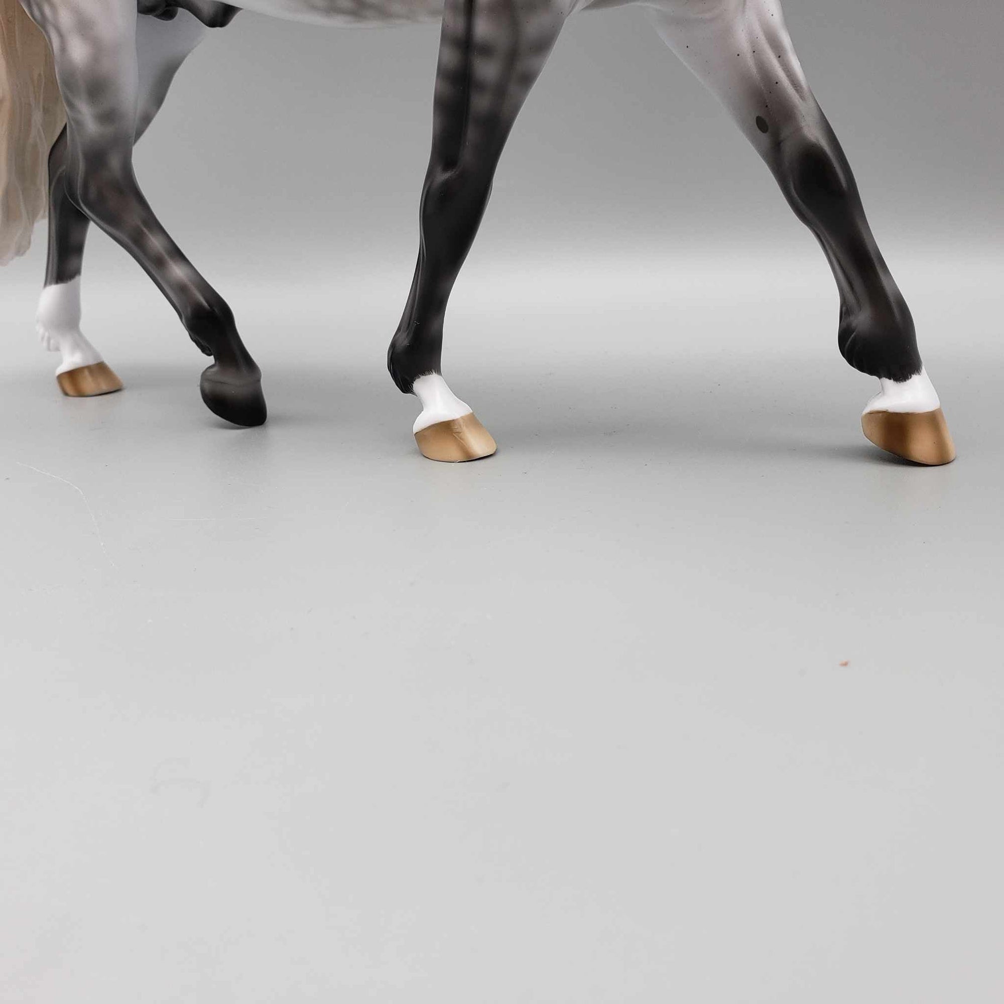 Moonstruck OOAK Fleabitten Dappled Grey Irish Draft By Ashley Palmer for AoTH23 Best Offers