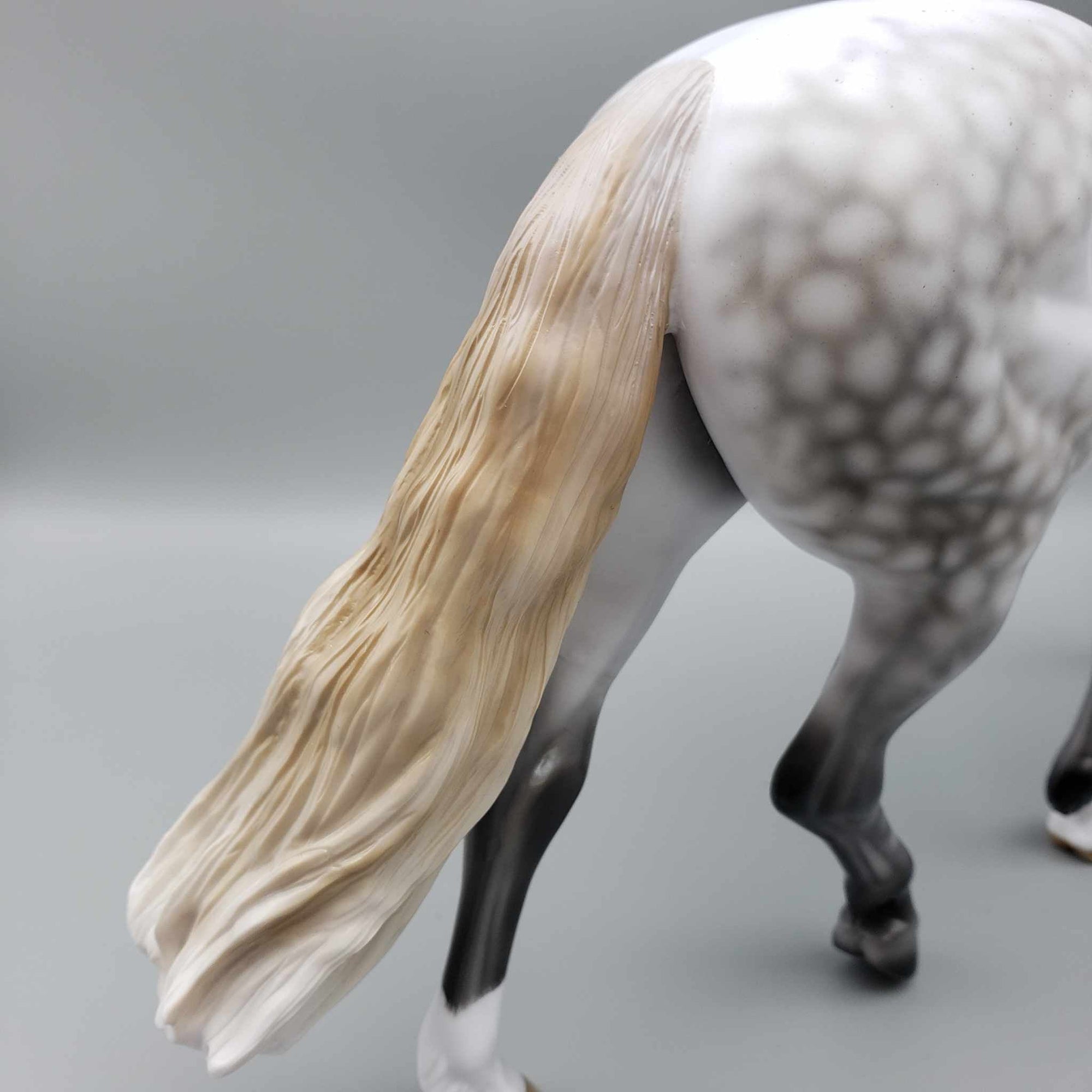 Moonstruck OOAK Fleabitten Dappled Grey Irish Draft By Ashley Palmer for AoTH23 Best Offers