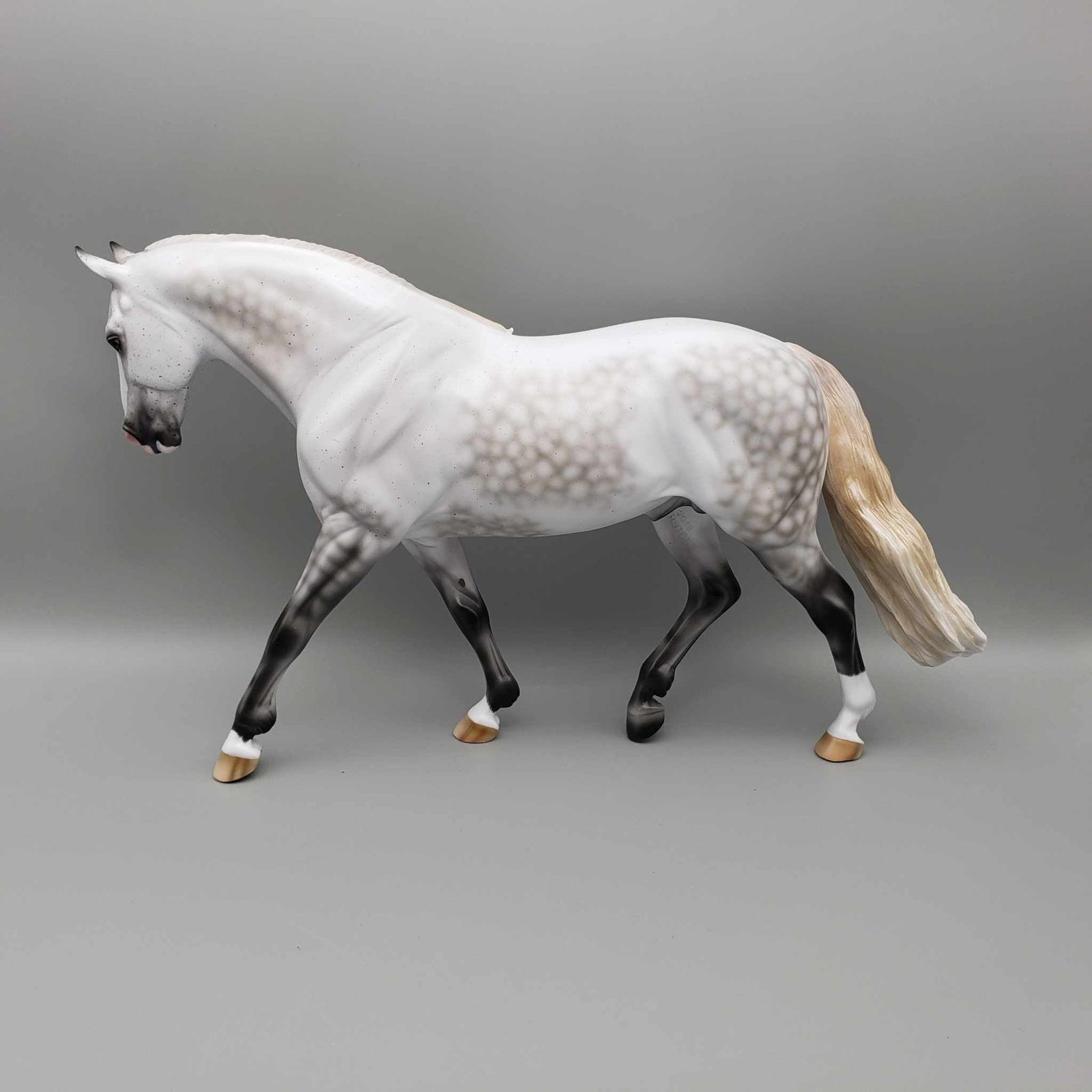 Moonstruck OOAK Fleabitten Dappled Grey Irish Draft By Ashley Palmer for AoTH23 Best Offers