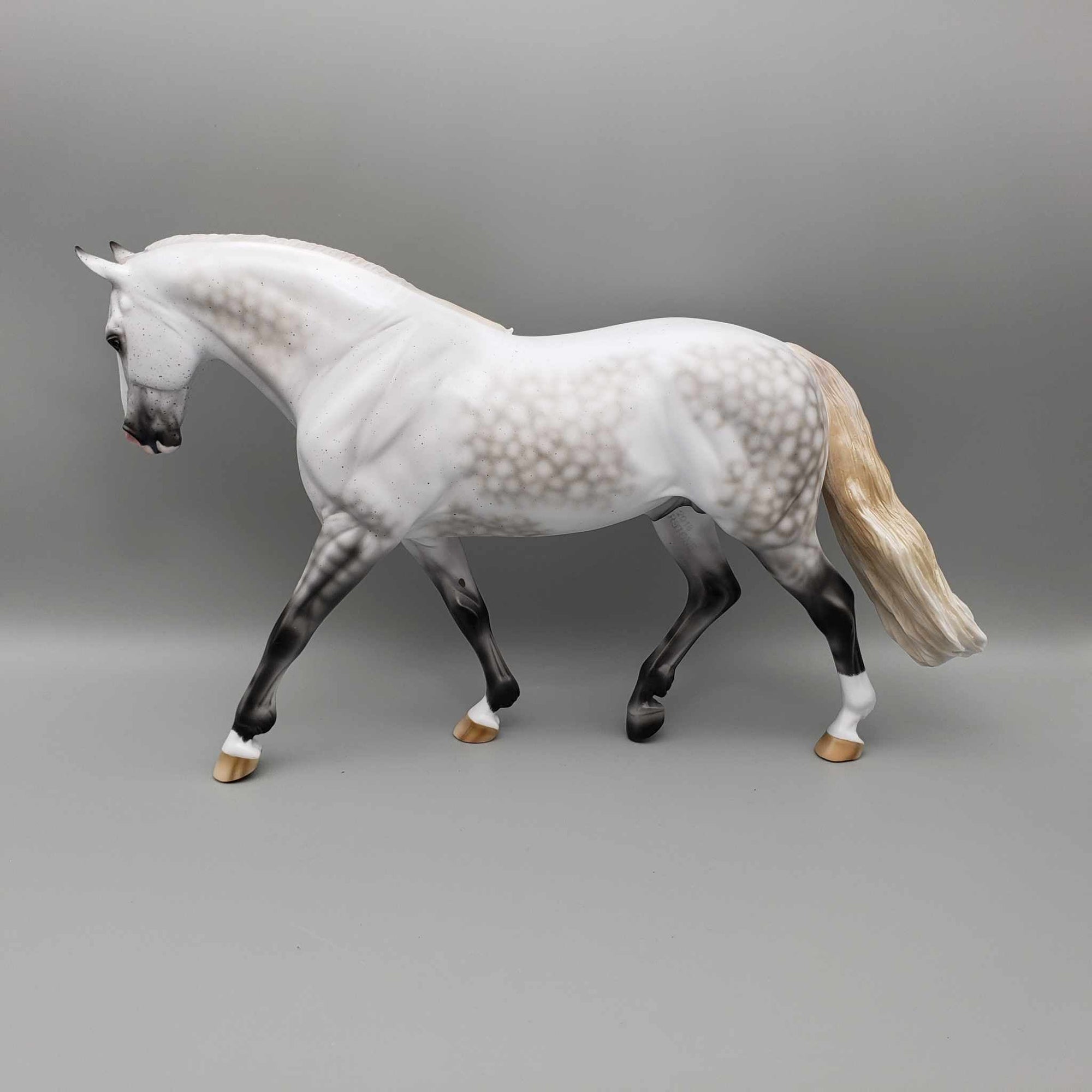 Moonstruck OOAK Fleabitten Dappled Grey Irish Draft By Ashley Palmer for AoTH23 Best Offers