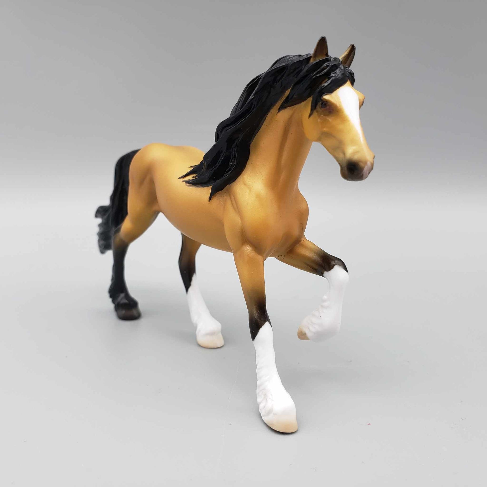 Mini Francheska LE10 Buckskin Friesian Chip By Ellen Robbins AoTH23