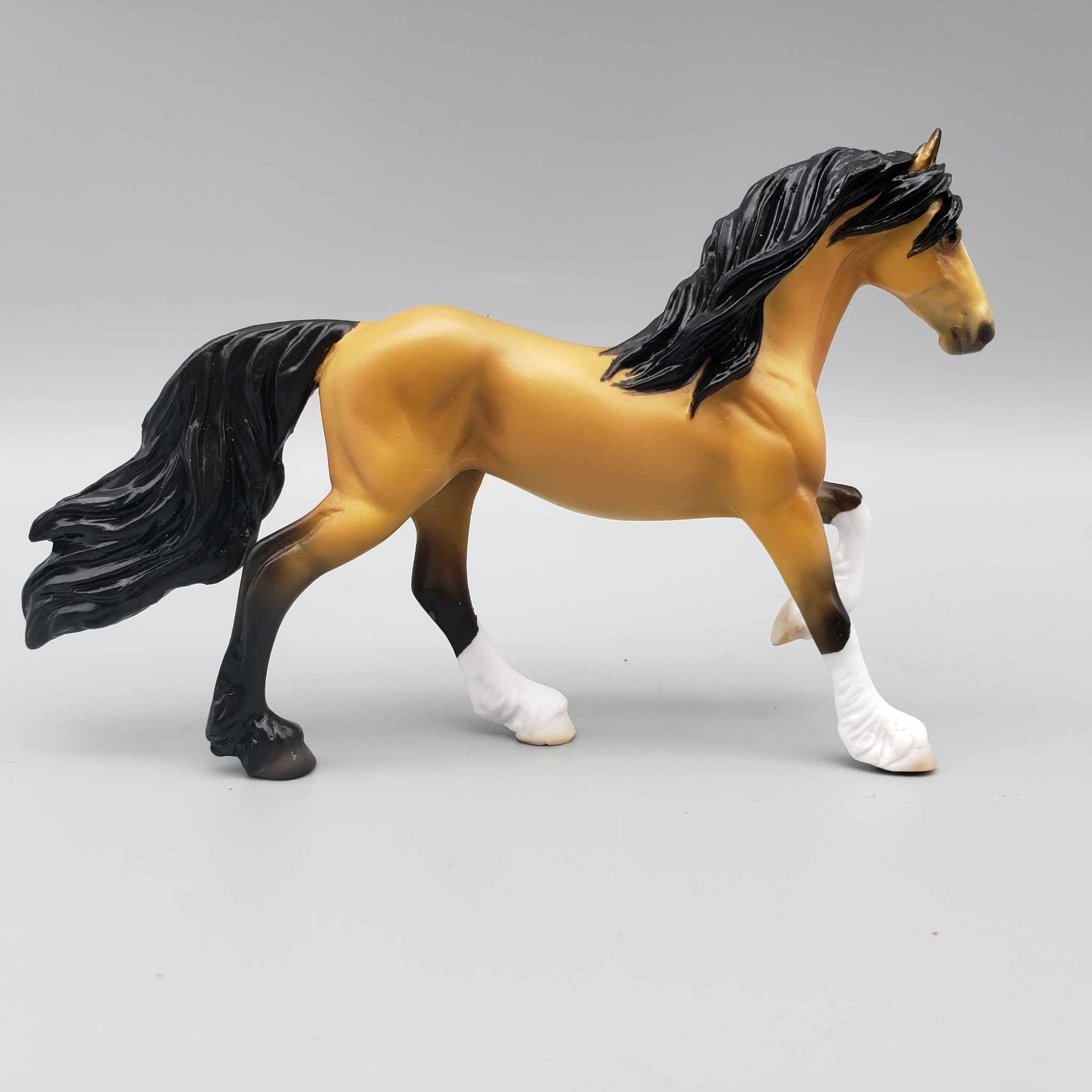 Mini Francheska LE10 Buckskin Friesian Chip By Ellen Robbins AoTH23