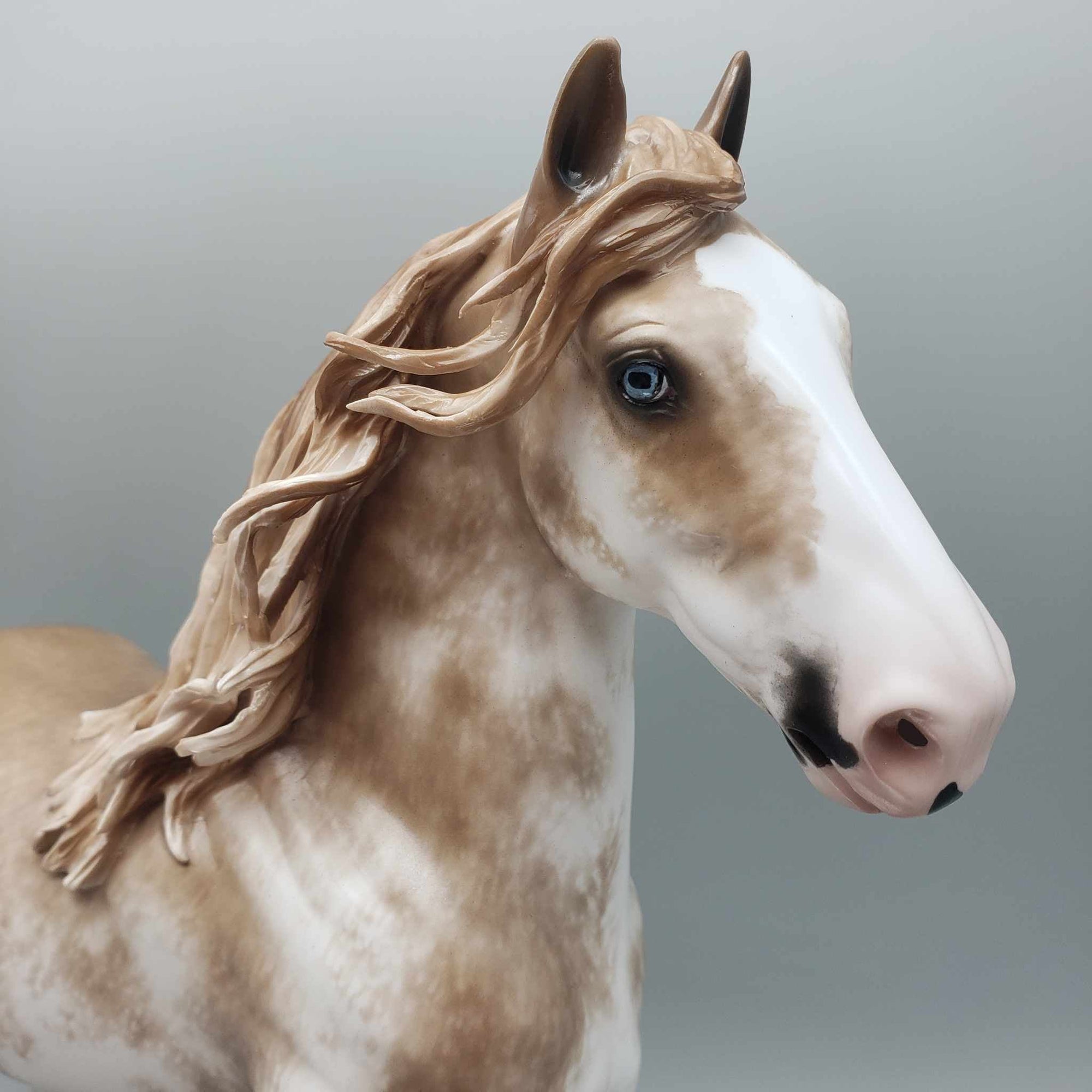 Rhodes OOAK Chestnut Sabino Clydesdale Trotting Drafter By Sheryl Leisure Best Offers 8/21/23