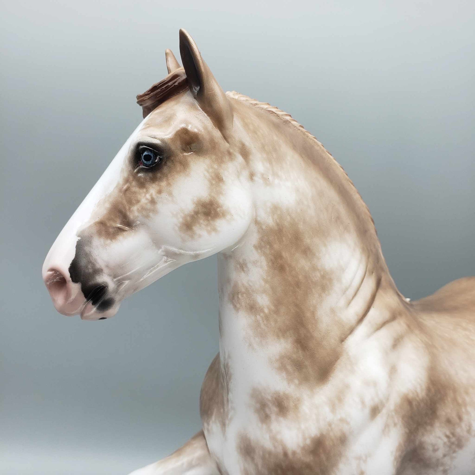 Rhodes OOAK Chestnut Sabino Clydesdale Trotting Drafter By Sheryl Leisure Best Offers 8/21/23