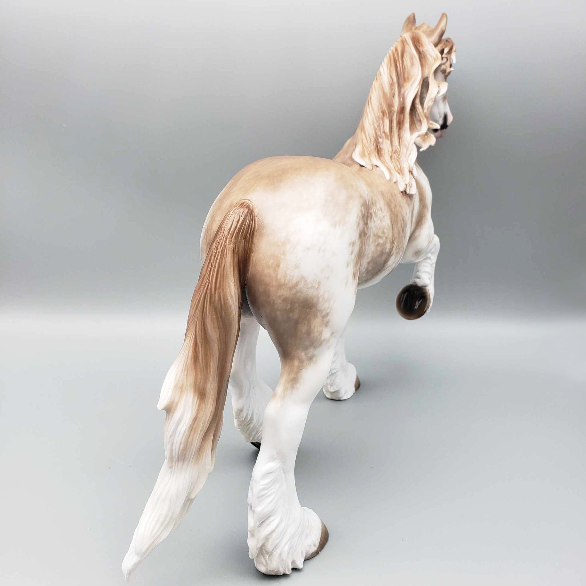 Rhodes OOAK Chestnut Sabino Clydesdale Trotting Drafter By Sheryl Leisure Best Offers 8/21/23