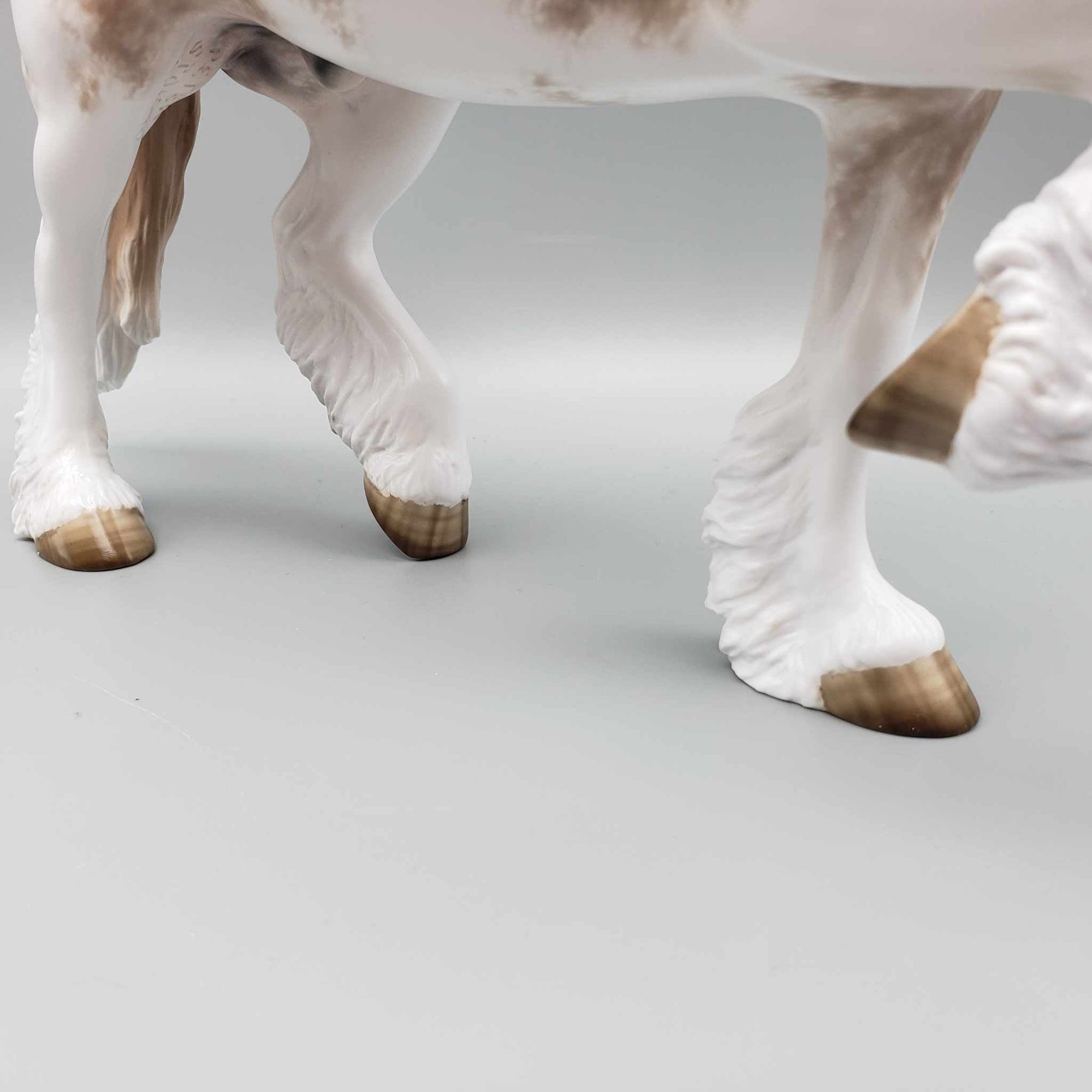 Rhodes OOAK Chestnut Sabino Clydesdale Trotting Drafter By Sheryl Leisure Best Offers 8/21/23