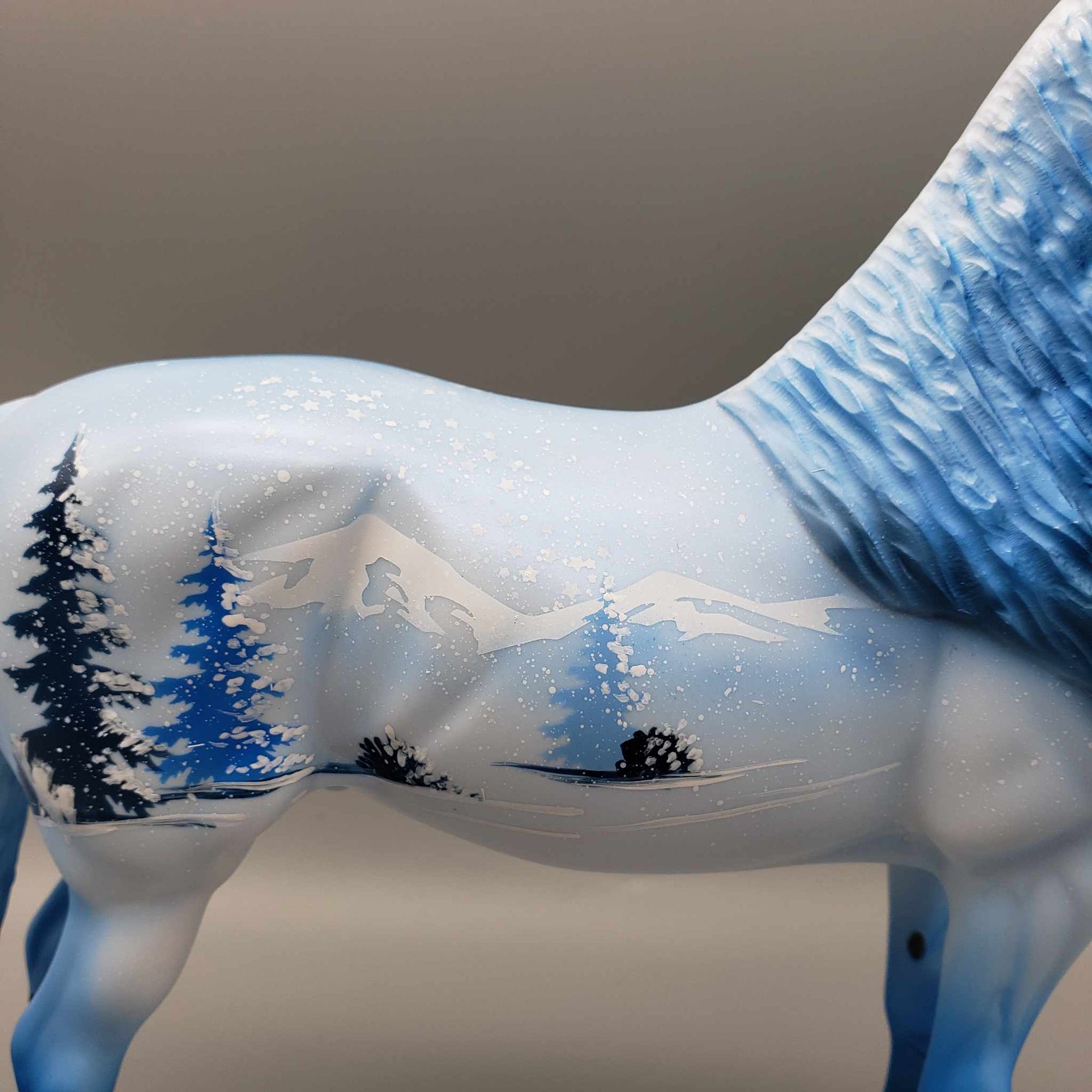 Blue Christmas OOAK Deco Morgan By Dawn Quick Holiday Sale 2023 HS23