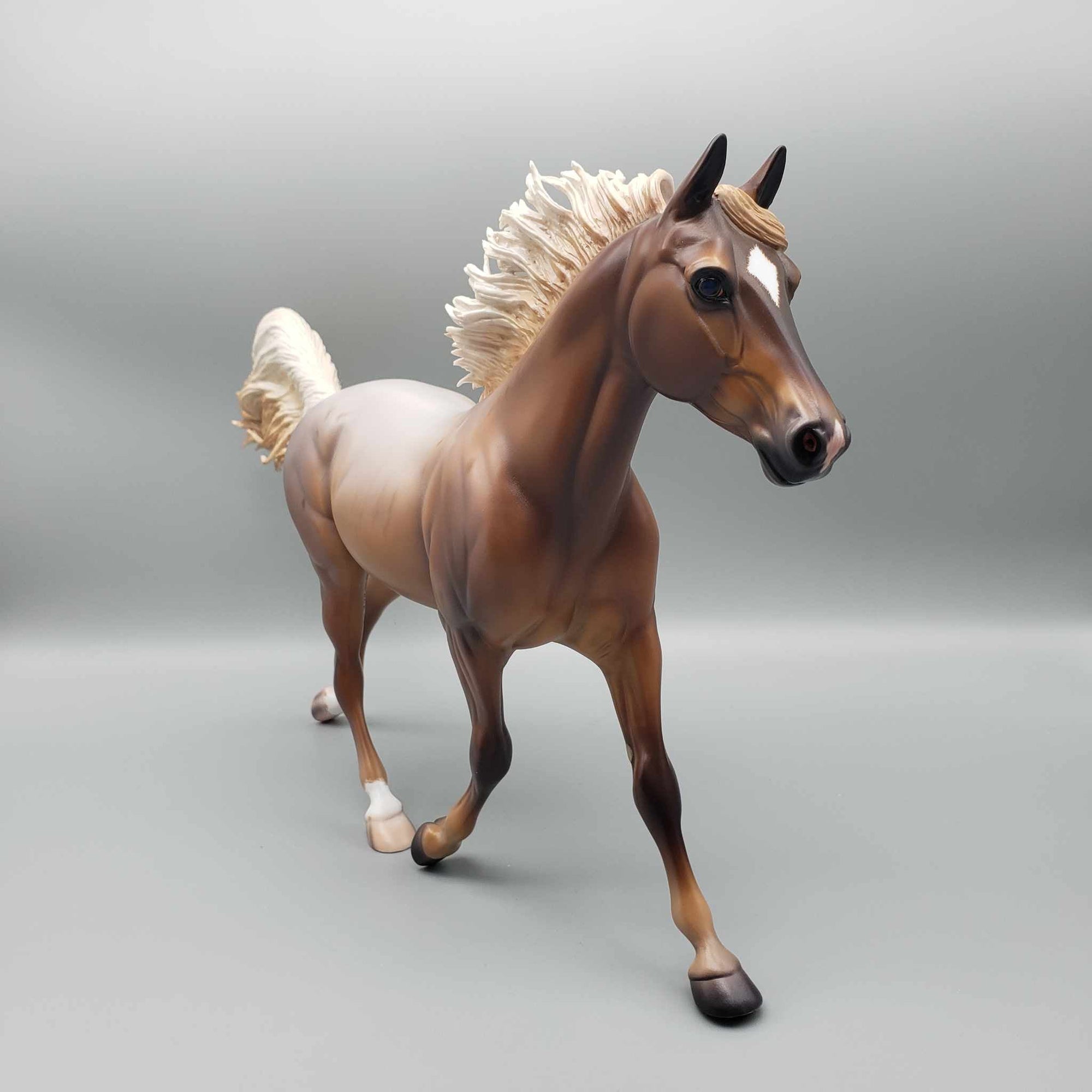 Jenny OOAK Strawberry Roan with Corn Spots Palouse By Caroline Boydston Best Offer 11/20/23