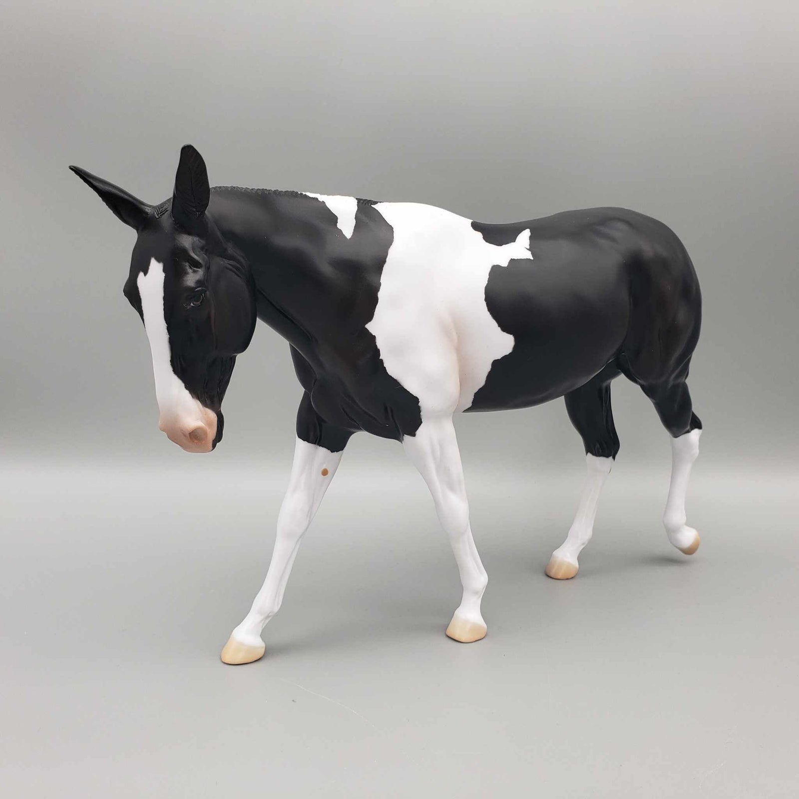 Kloissonne LE20 Black Tobiano Custom Mule By Angela Marleau AoTH23