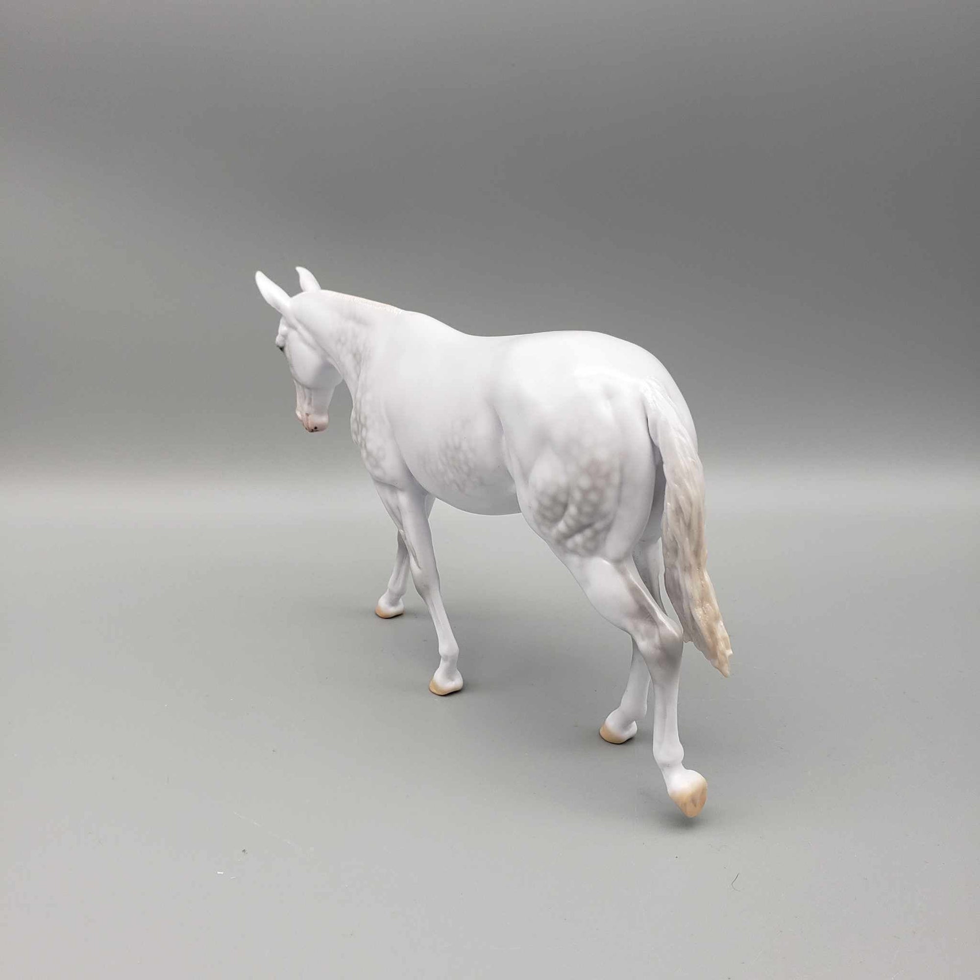 Snowball Limited Edition 22 Dapple Grey Pebble Mule Dinner Model for Holiday Event Dinner 2023 By Ellen Robbins Holiday Sale HS23