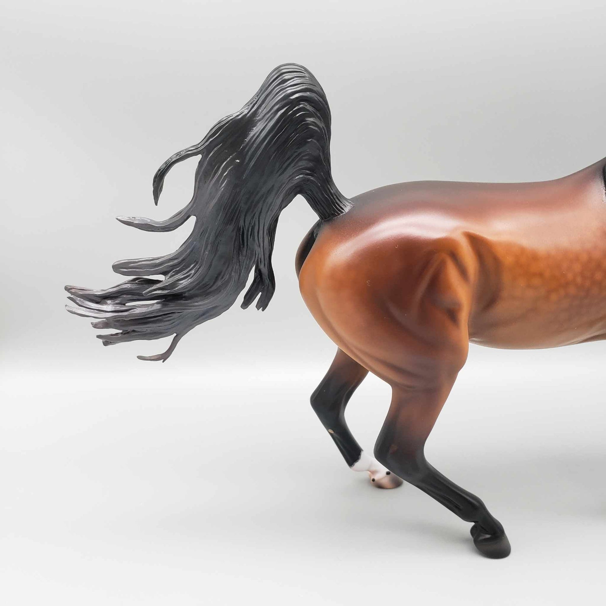 Cessna OOAK Dappled Bay with Silver Tail Arabian Mare By Caroline Boydston Best Offer 11/6/23