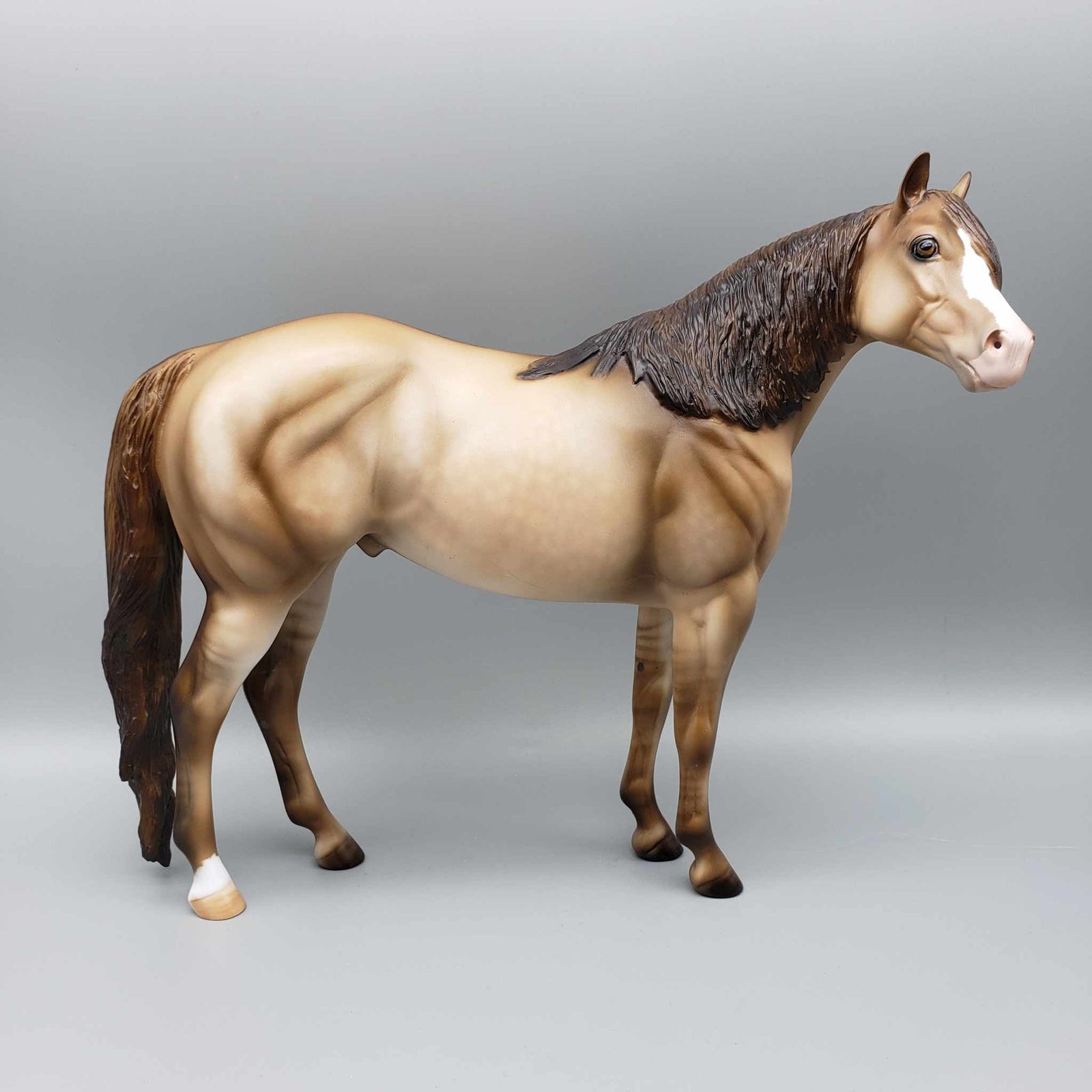 Texan OOAK Dappled Champagne Dun ISH By Julie Keim Best Offer 11/27/23