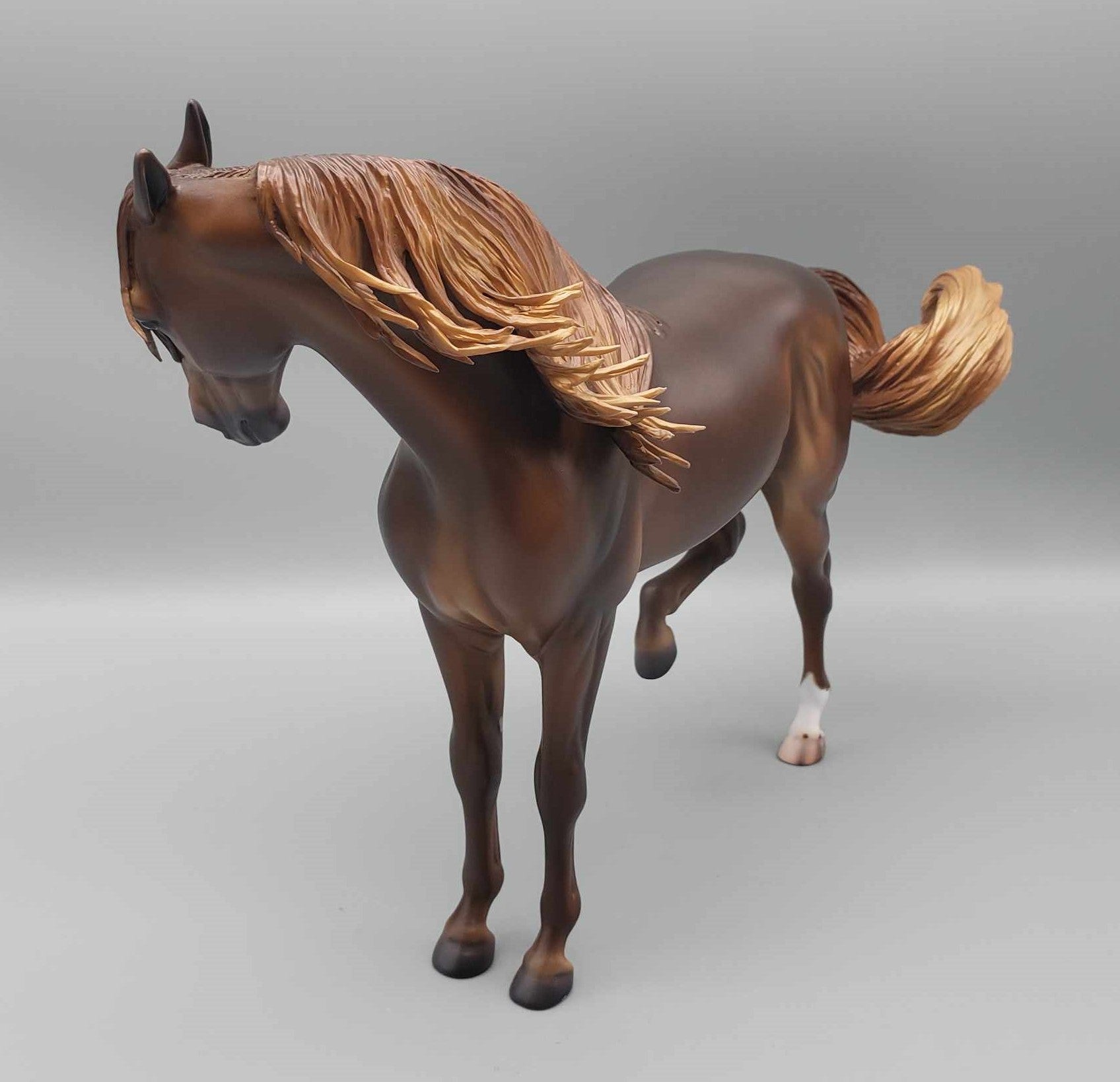 Hellcat OOAK Dark Dappled Chestnut Extreme Custom Andalusian By Caroline Boydston Best Offer 11/20/23