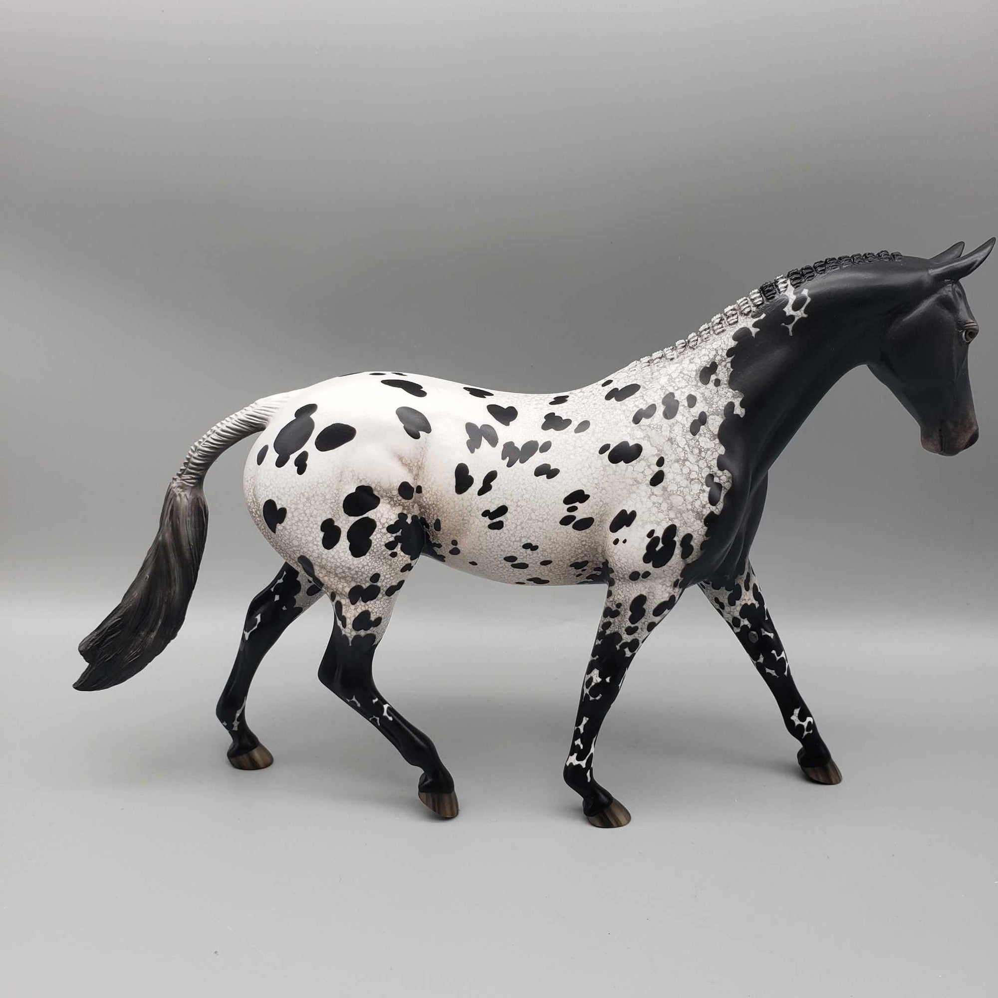 Chimney Cinders OOAK Black Appaloosa Pony By Jess Hamill Holiday Sale HS23