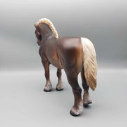 Bell OOAK Dappled Dark Chestnut Heavy Draft Mare By Caroline Boydston Best Offer 11/20/23