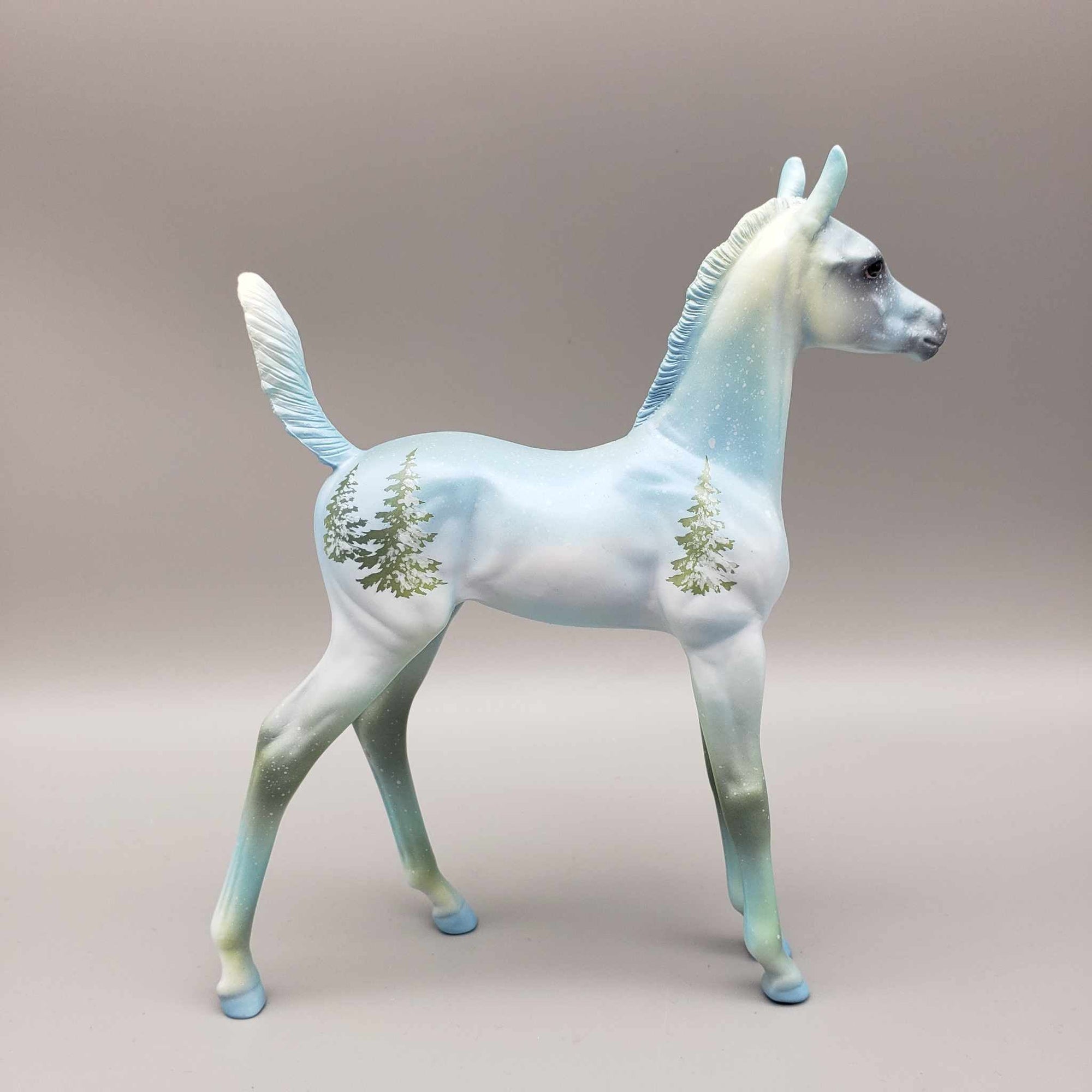 Snow Fall OOAK Deco Arab Foal By Jess Hamill HS23
