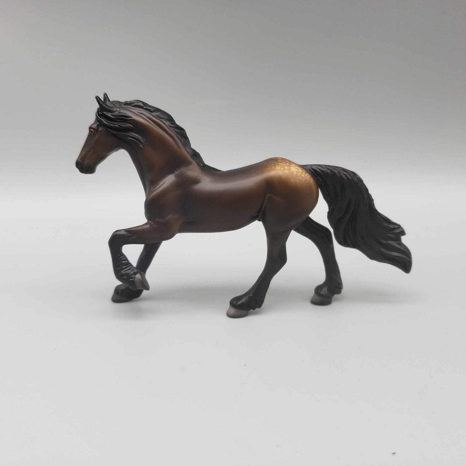 Snickers OOAK Dark Bay Friesian Chip By Angela Marleau Moonlight Madness 2023 MM23