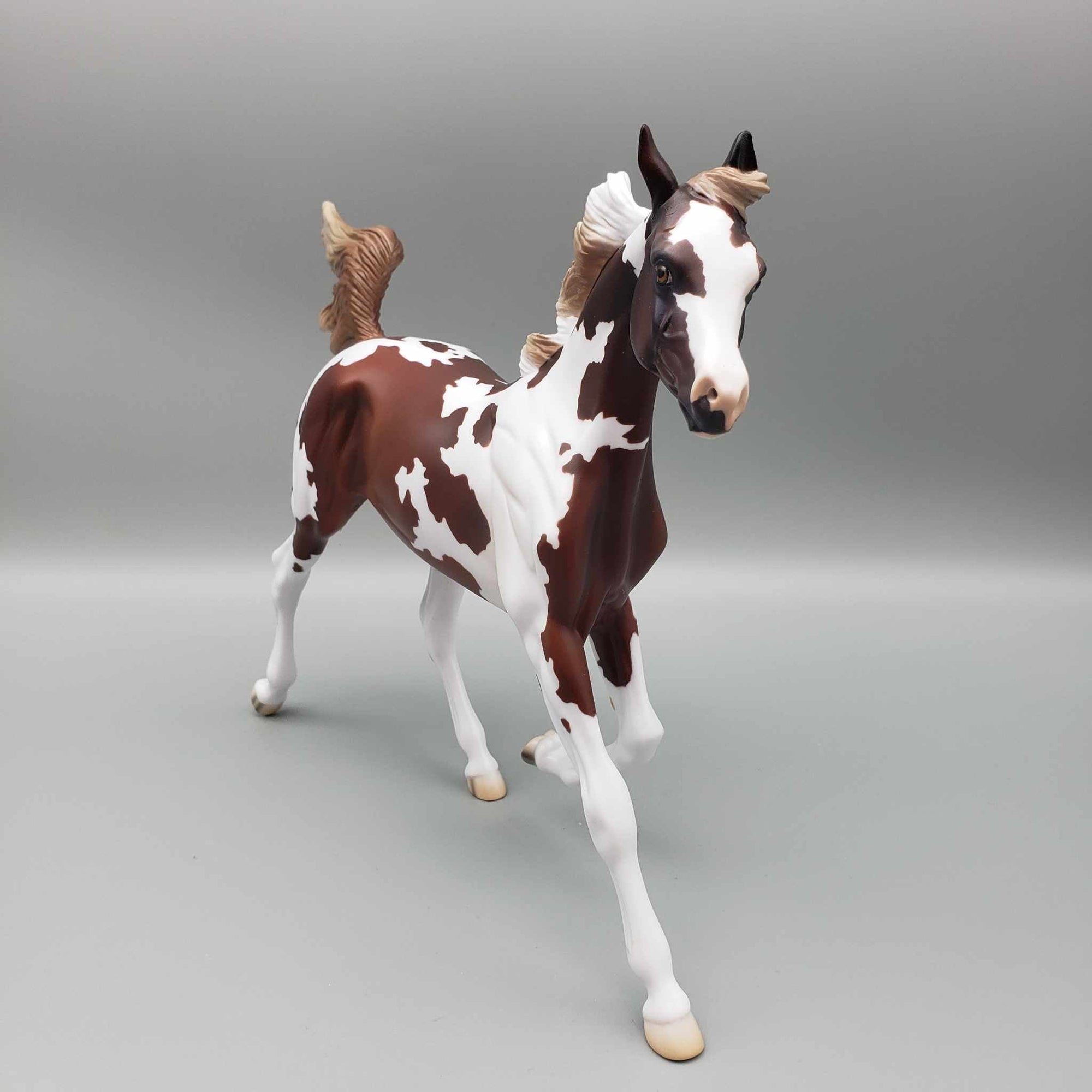 Poinsettia OOAK Flaxen Chestnut Arabian Yearling By Jess Hamill Holiday Sale 2023 HS23