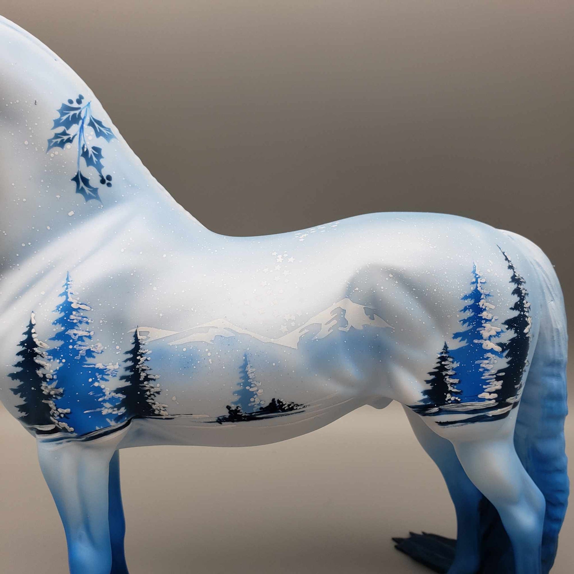 Blue Christmas OOAK Deco Morgan By Dawn Quick Holiday Sale 2023 HS23