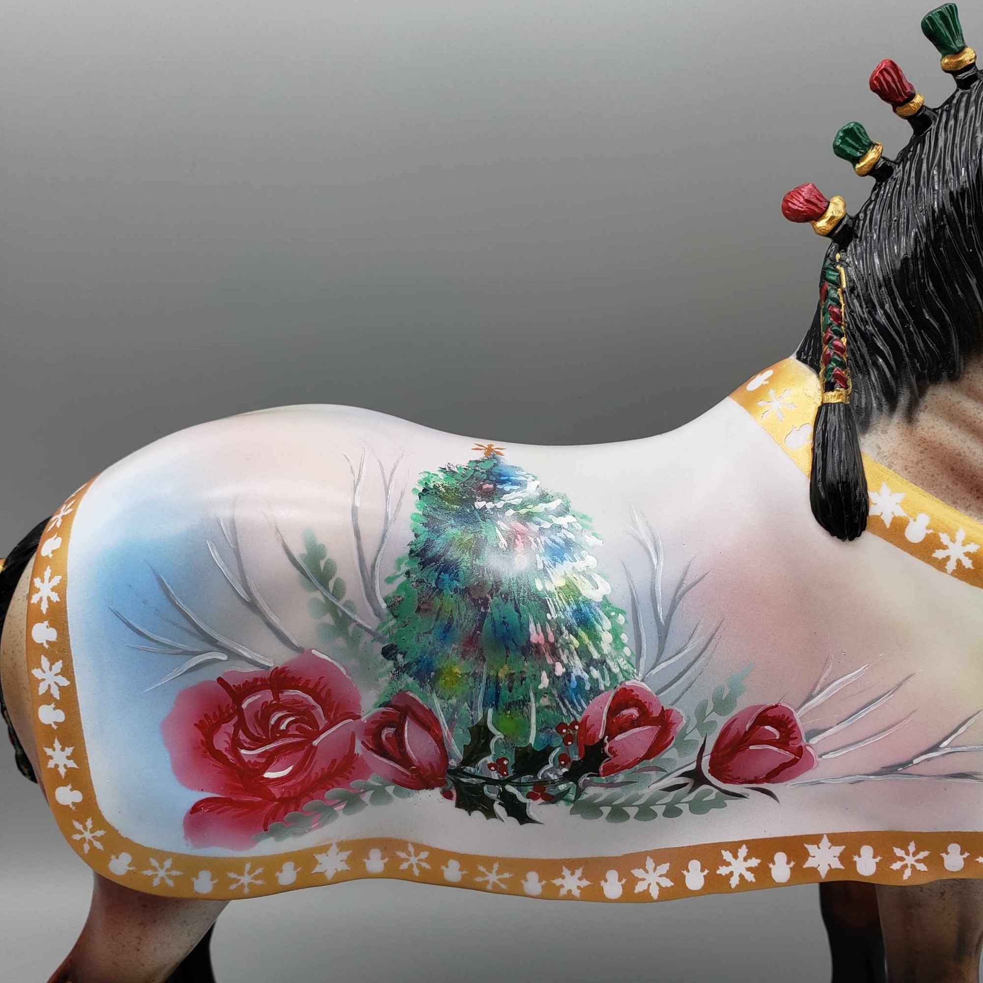 Christmas Dreams OOAK Deco Blanketed Standing Drafter By Dawn Quick Fall Facebook Auction 11/23