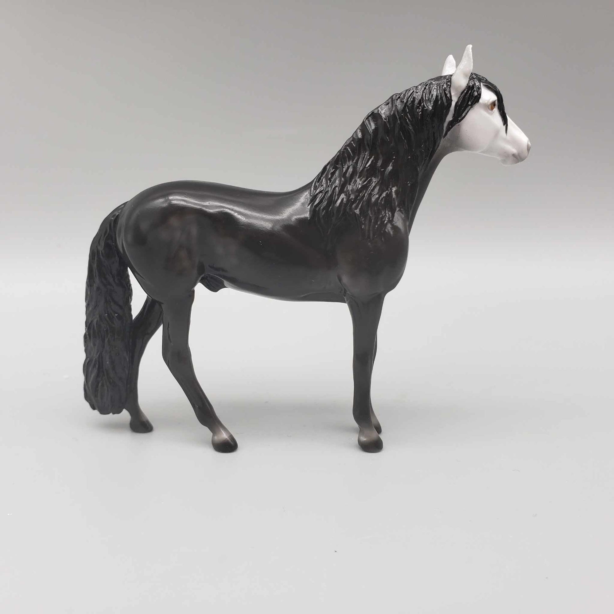 Ichabod OOAK  Dappled Black Andalusian Chip By Ellen Robbins Moonlight Madness 2023 MM23