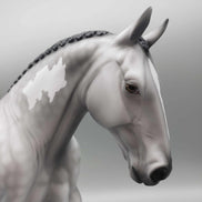 Below Zero OOAK Dappled Grey Irish Draft By Angela Marleau Holiday Sale 2023 HS23