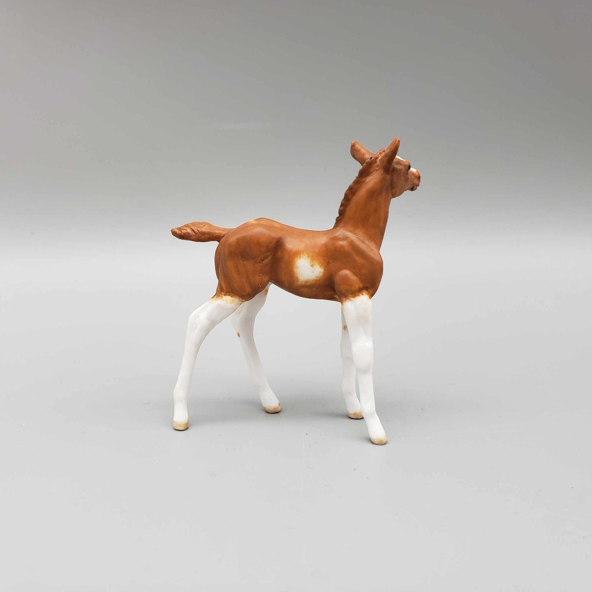 Heart Surprise OOAK Chip Foal Hand Painted and Customized by Andrea Thomason HS23