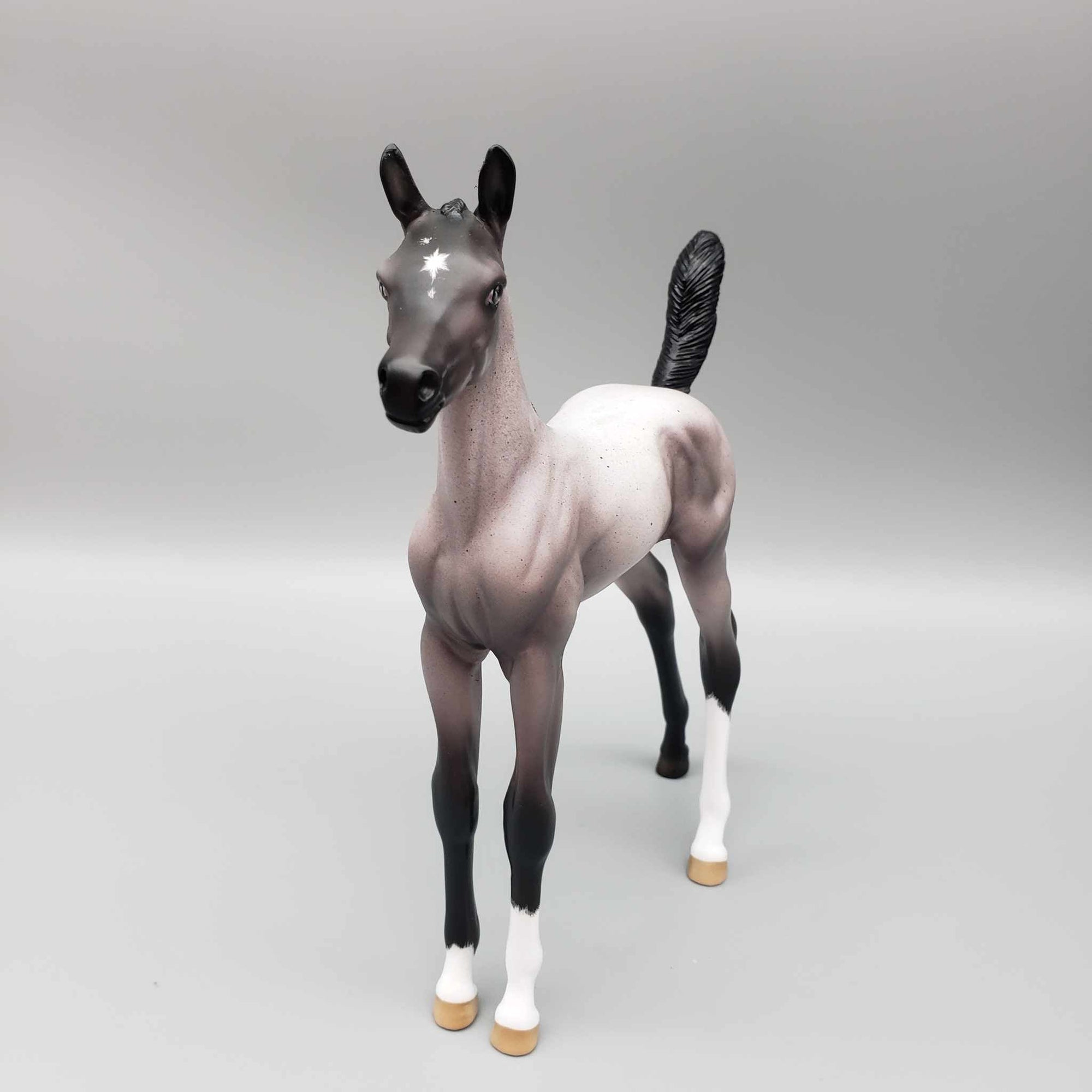 Frostbite OOAK Blue Roan Cold Sensitive Blue Appy By Ellen Robbins Holiday Sale 2023 HS23