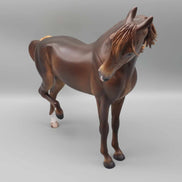 Hellcat OOAK Dark Dappled Chestnut Extreme Custom Andalusian By Caroline Boydston Best Offer 11/20/23